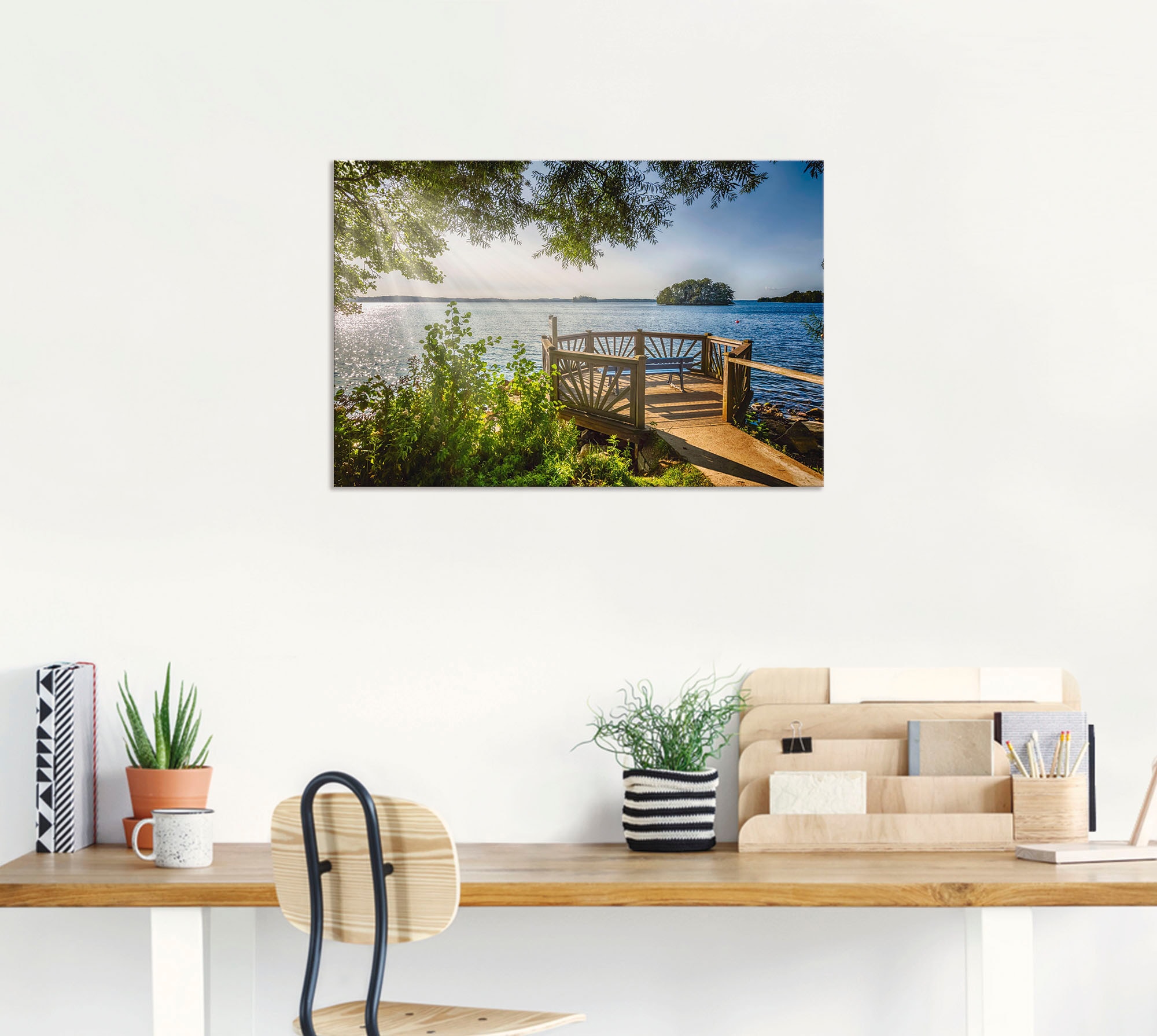 Artland Wandbild »Holsteinsche Schweiz Plöner See«, Gewässer, (1 St.), als Leinwandbild, Poster in verschied. Größen