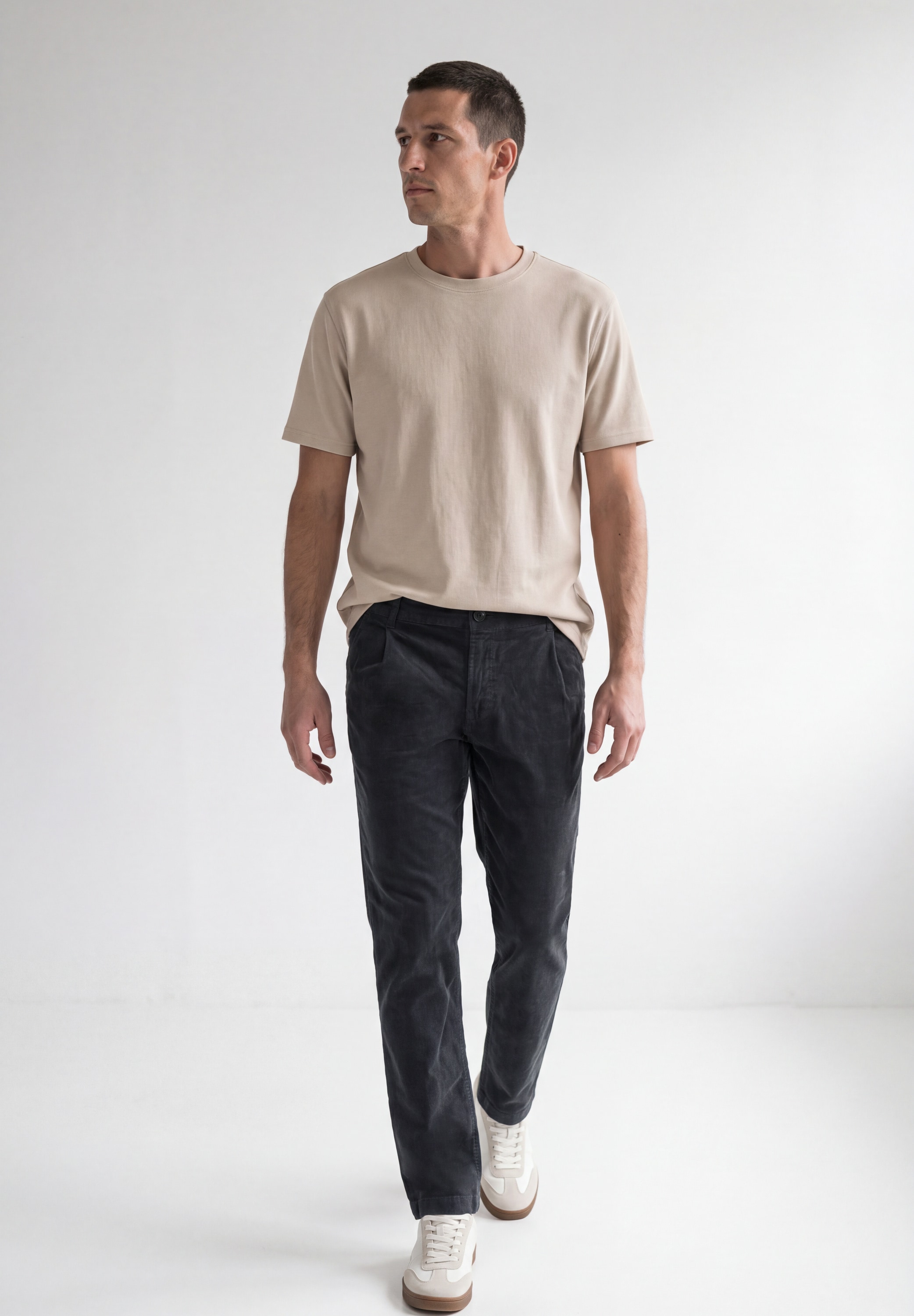 STREET ONE MEN Chinohose  in Cord-Optik