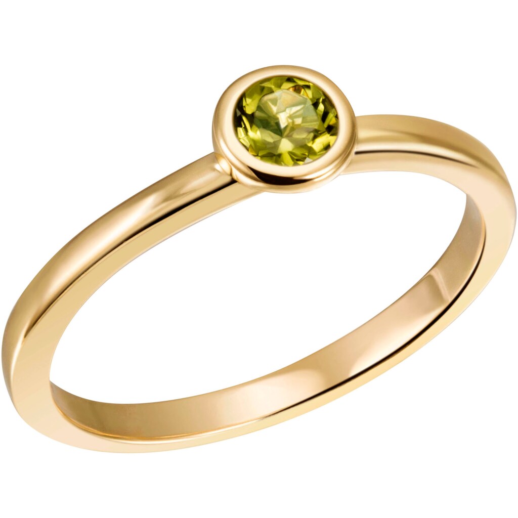 Firetti Fingerring »Schmuck Geschenk Gold 375 Gold 585 Goldring Solitär«, mit unterschiedlichen Edelsteinen