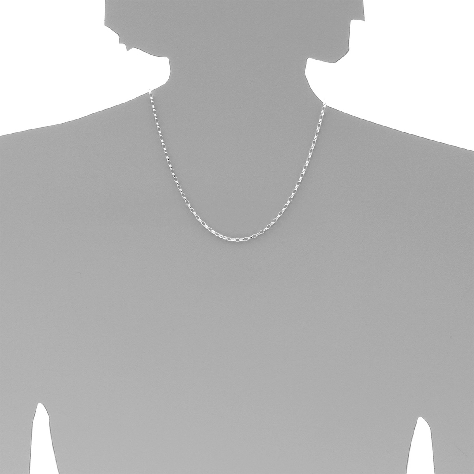OSTSEE-SCHMUCK Erbs Oval Chain Silver 42cm 3
