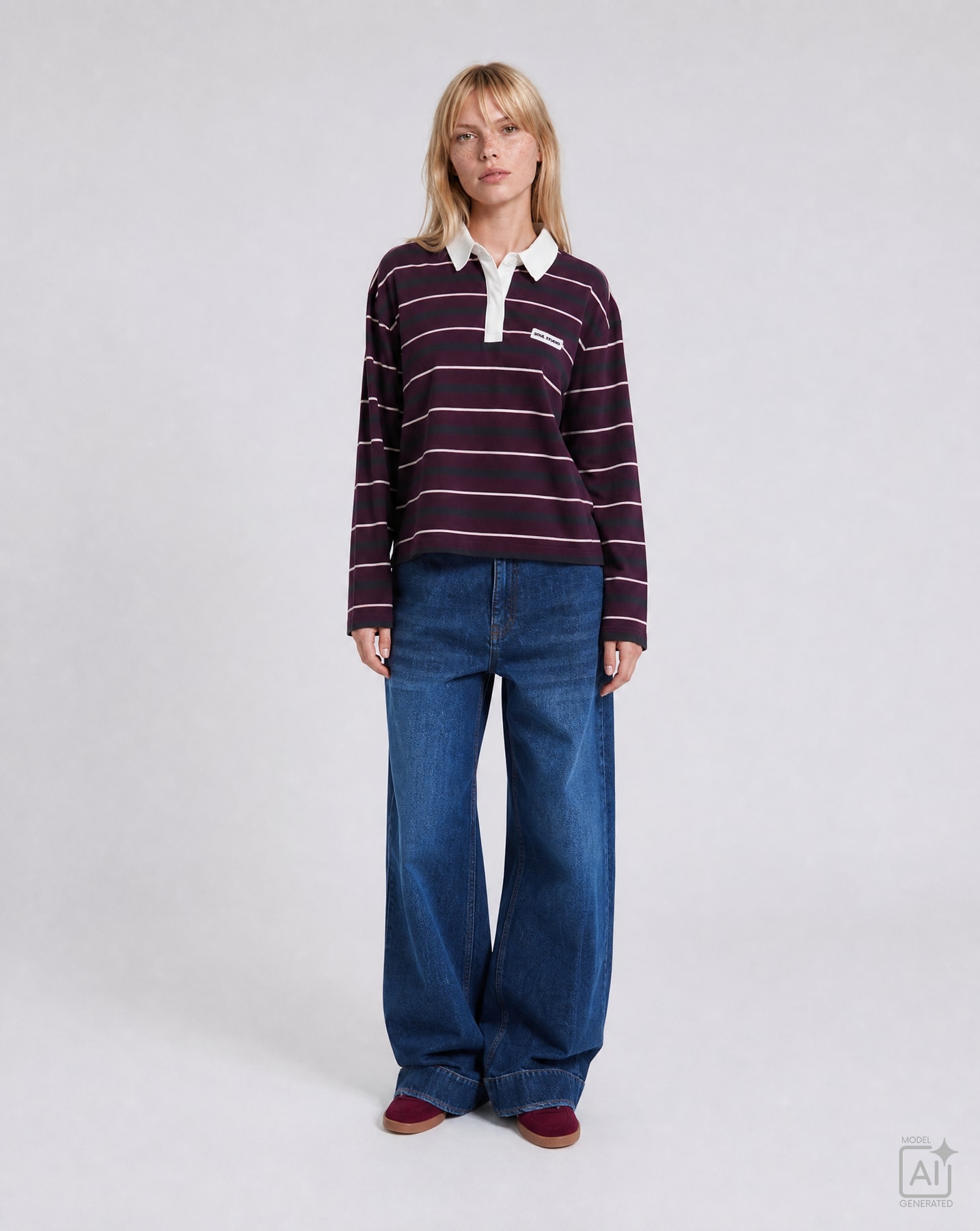 Smith & Soul Poloshirt aus Baumwolle, Boxy Fit
