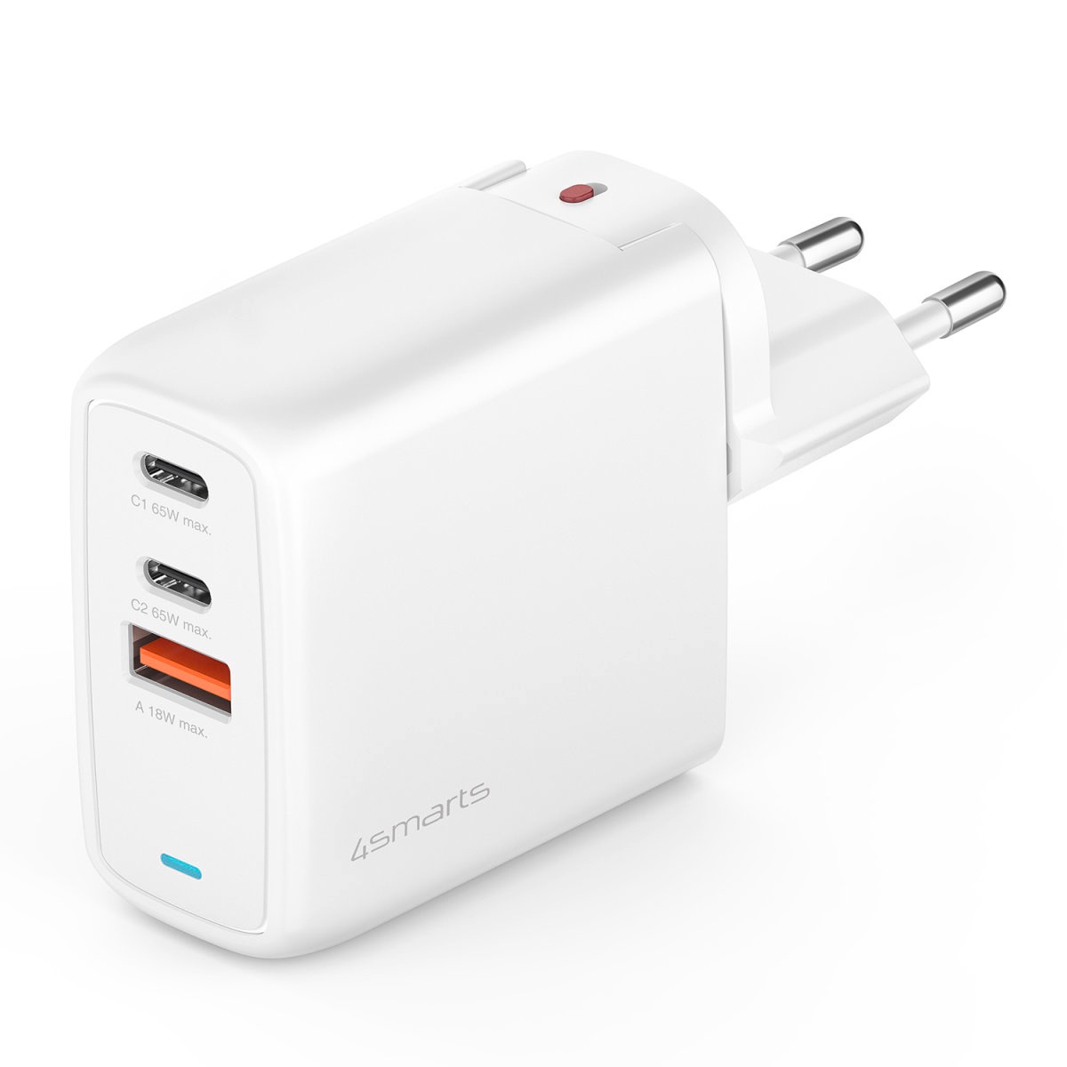 4smarts USB-Ladegerät »GaN Flex 65 W 2 USB-C+1 USB-A«