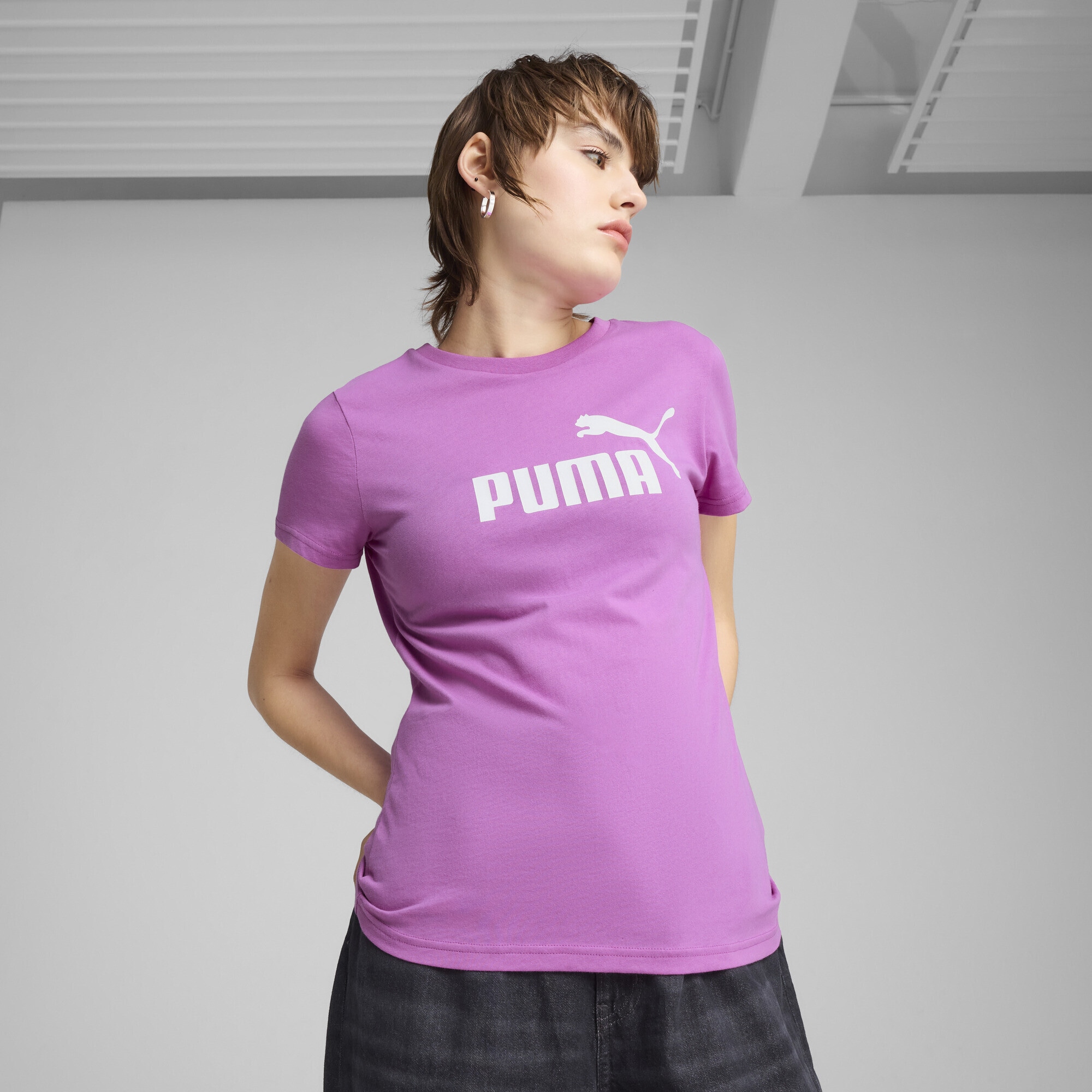 PUMA T-Shirt "ESS No. 1 Logo T-Shirt Damen" günstig online kaufen