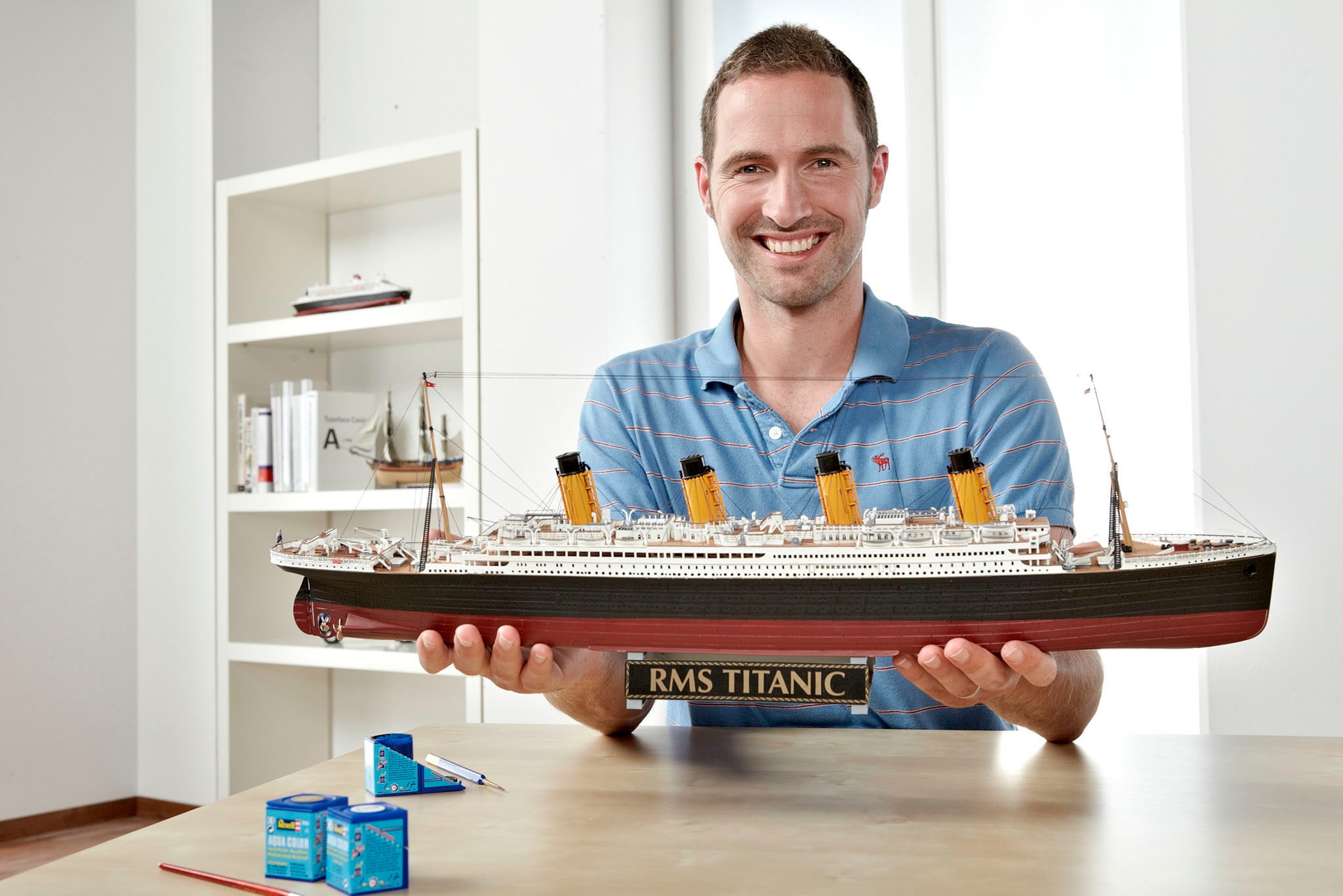 Revell® Modellbausatz »Geschenkset 100 Jahre R.M.S. Titanic«, Made in Europe