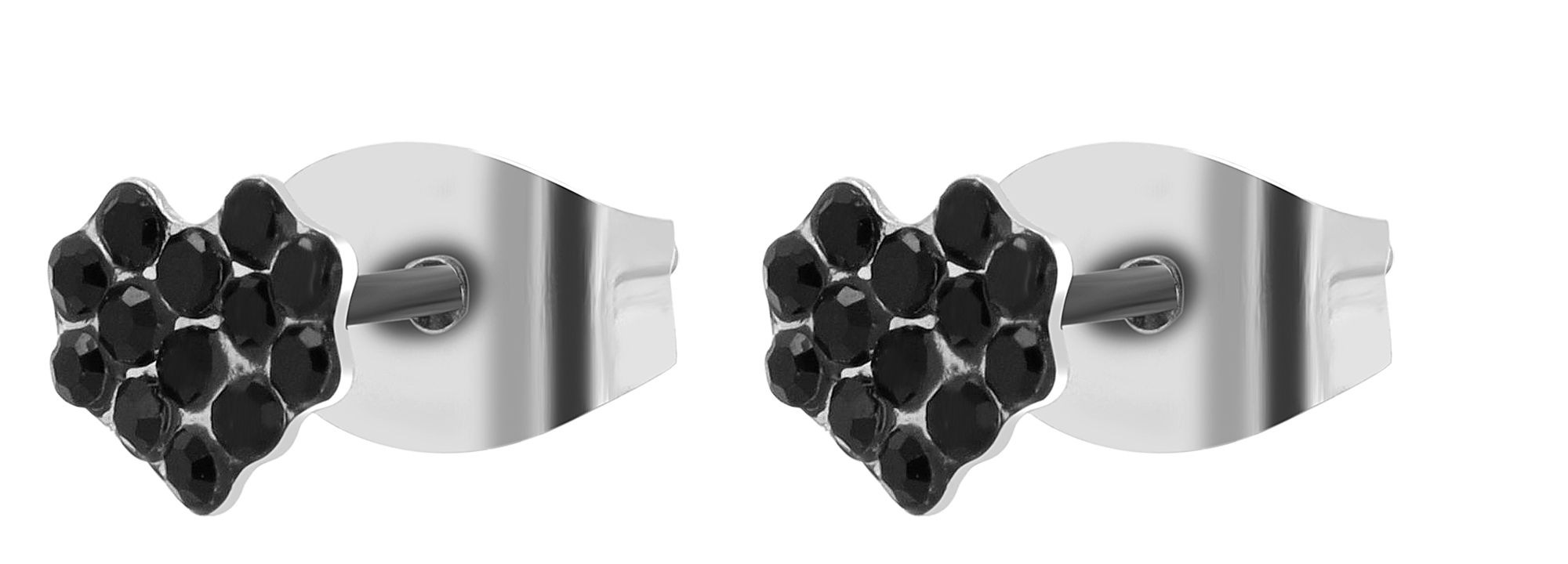 Adelia´s Paar Ohrhänger "Damen Ohrringe – Ohrstecker aus Edelstahl mit Stra günstig online kaufen