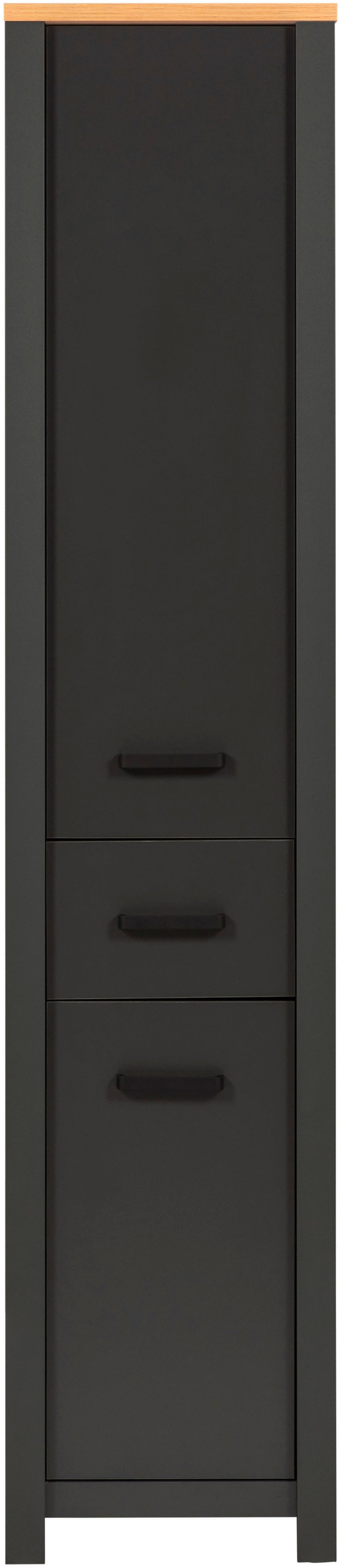 Inter Link Mehrzweckschrank »Pienza, Badezimmerschrank, Wasserabweisend, 42 x 40 x 197 cm« 1 Stk. tlg. Hochschrank mit Softclose, verstellbare Einlegeböden & Füße