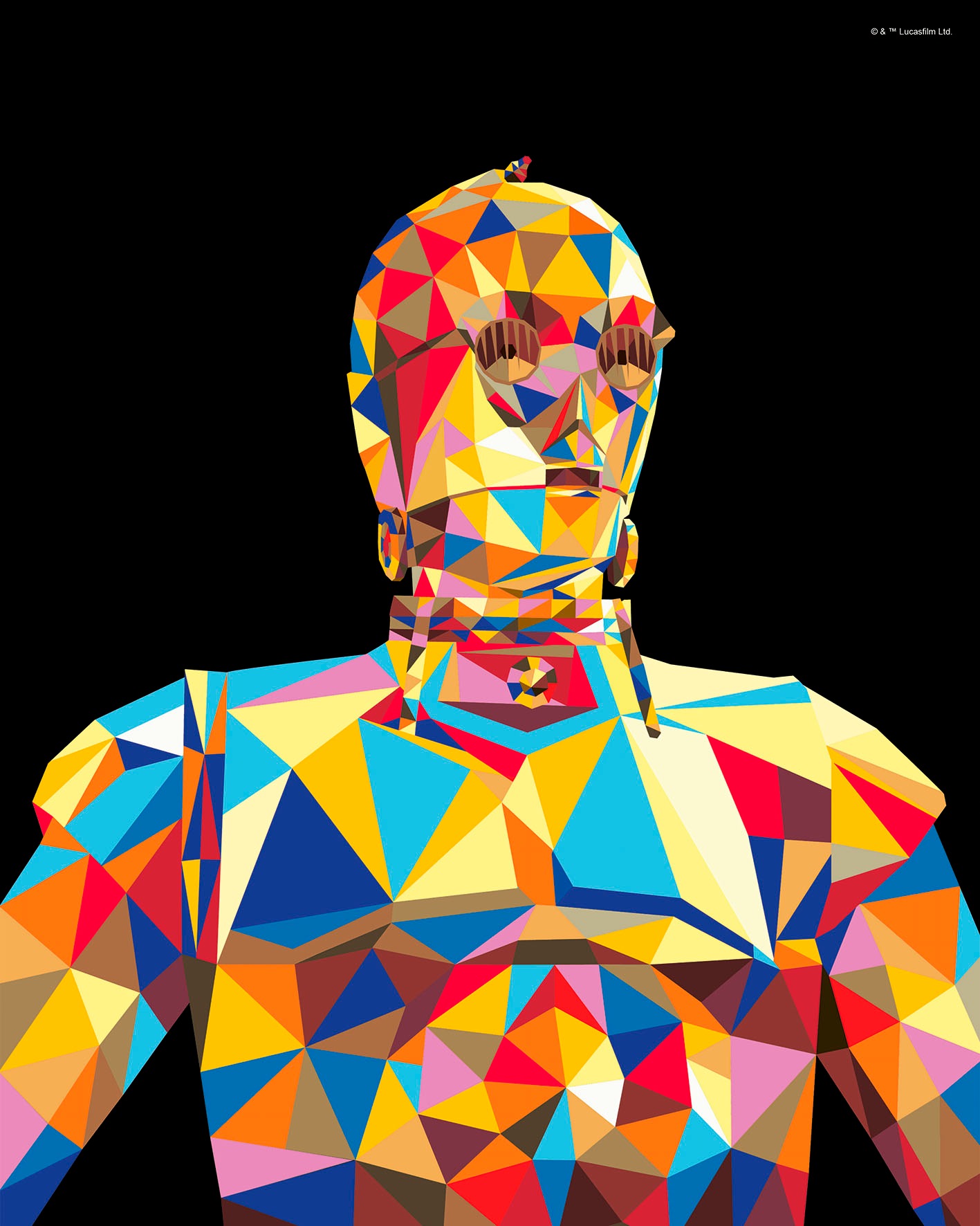 Ravensburger Malen nach Zahlen »CreArt, Star Wars - C-3PO«, Made in Europe