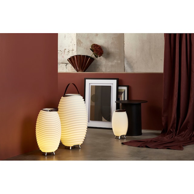 kooduu LED Stehlampe »Synergy 65«, 1 flammig-flammig, Hygge-Design,Bluetooth  Lautsprecher (Akku),Sektkühler,TWS Stereo Sound | BAUR