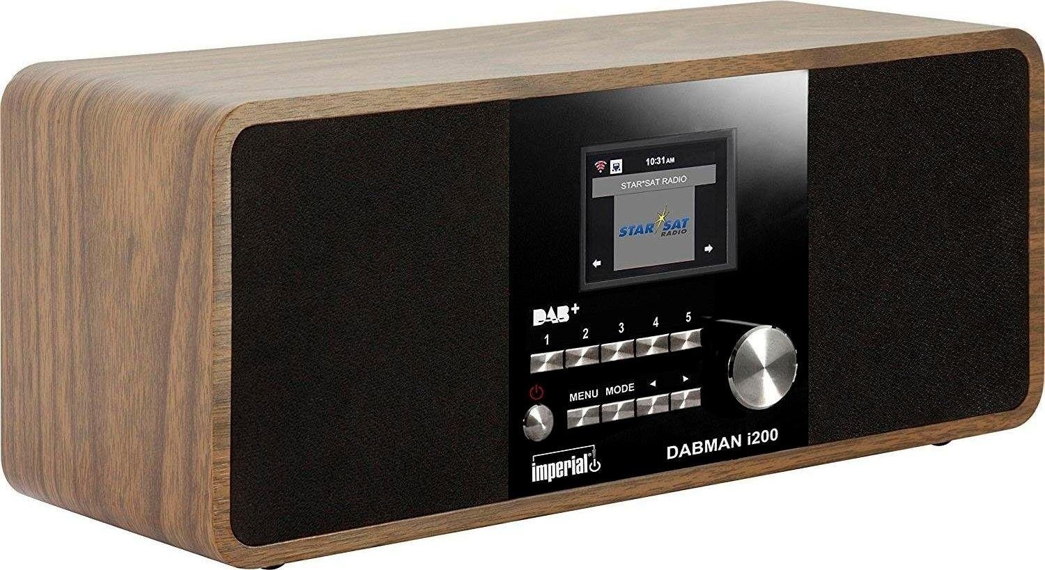 IMPERIAL by TELESTAR Digitalradio (DAB+) »DABMAN i200«, (WLAN-LAN (Ethernet) Digitalradio (DAB+)-Internetradio-FM-Tuner-UKW mit RDS 20 W)