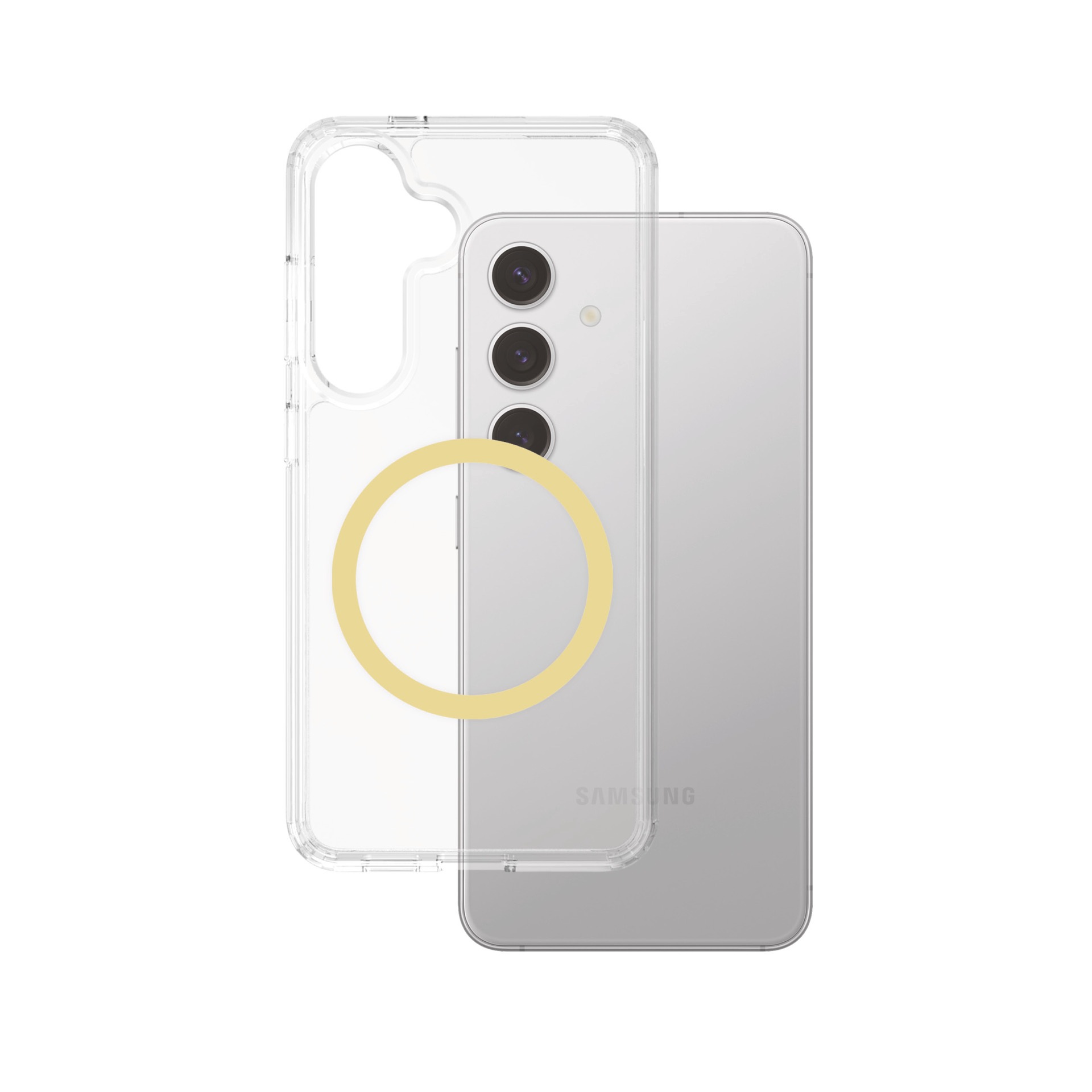 CARE by PanzerGlass Handyhülle »Magnetic QI Compatible Urban Combat Case für Samsung Galaxy S25« Backcover, Schutzhülle, Handyschutzhülle, Case, Schutzcase, stoßfest