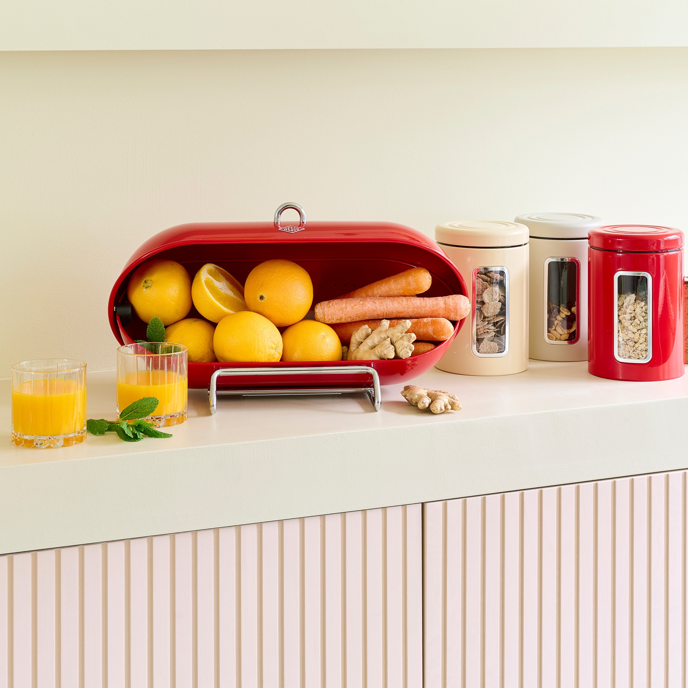 Thumbnail - WESCO Brotkasten "Breadboy" 1 Stk. tlg. klapperfreier Schwenkdeckel / Lüftungslöcher / Griff