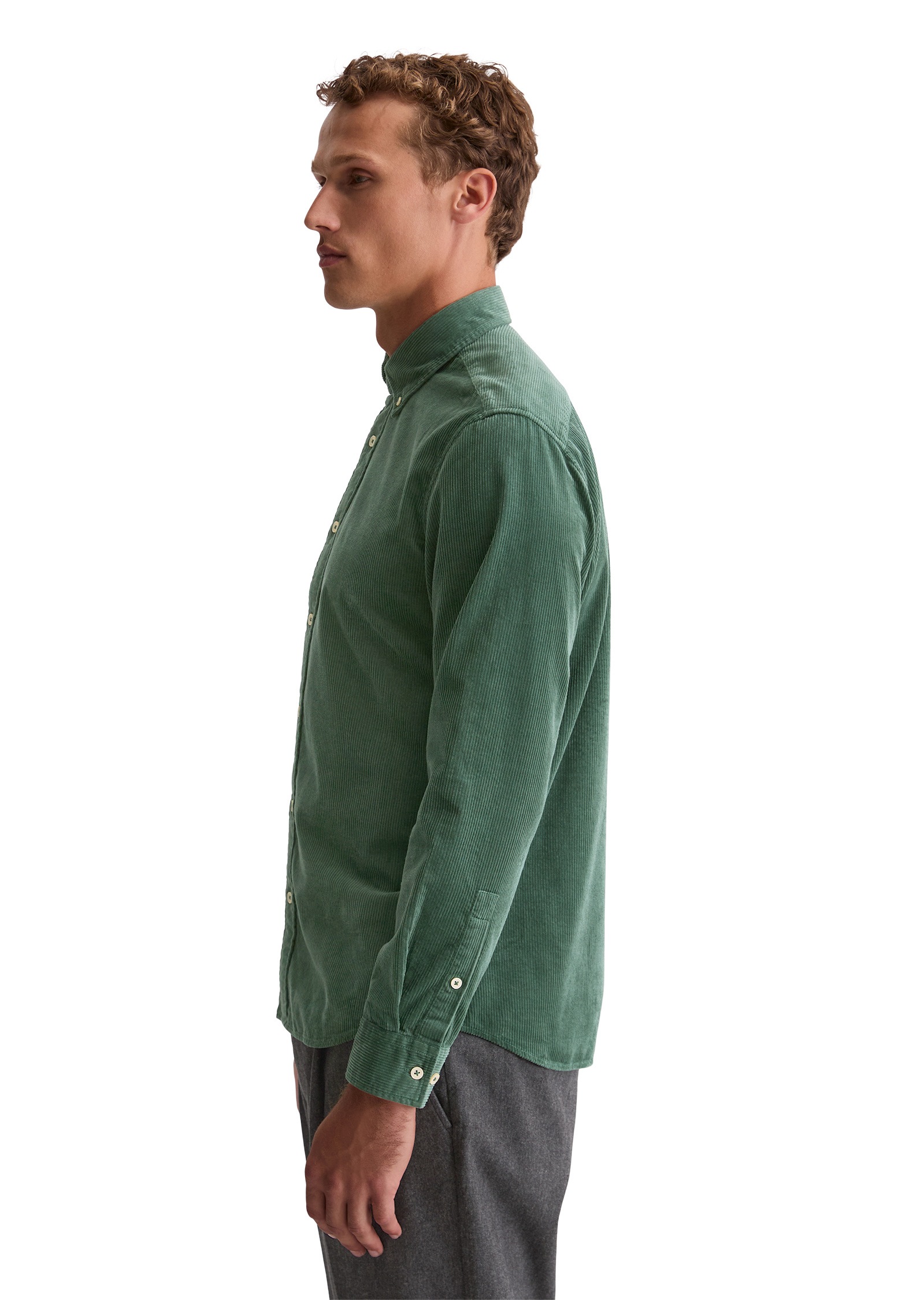 Marc OPolo Langarmhemd "mit Button-Down-Kragen" günstig online kaufen