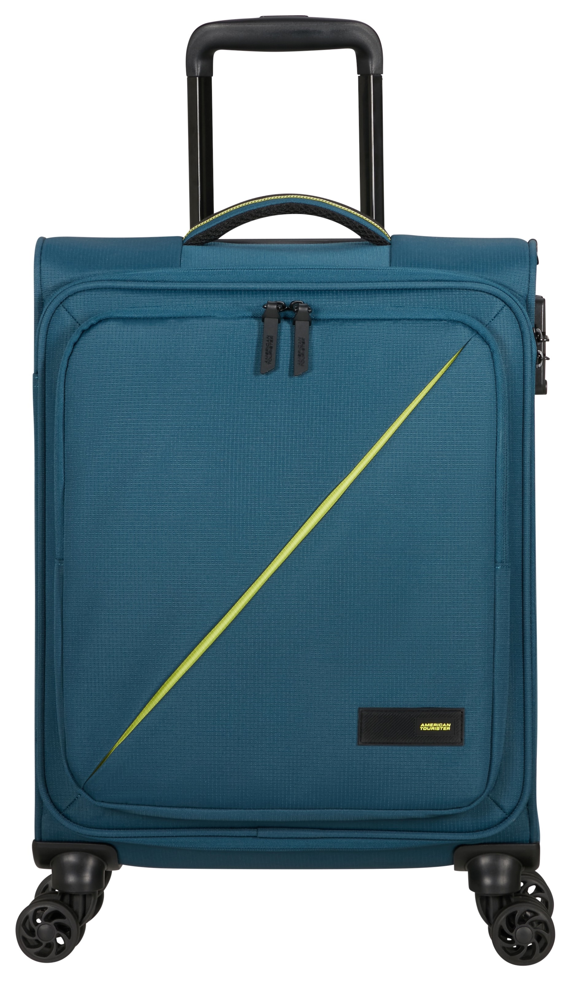 American Tourister Handgepäck-Trolley "TAKE2CABIN, 55 cm harbor blue", 4 St. Rollen, Handgepäck-Koffer Koffer Reisegepäc