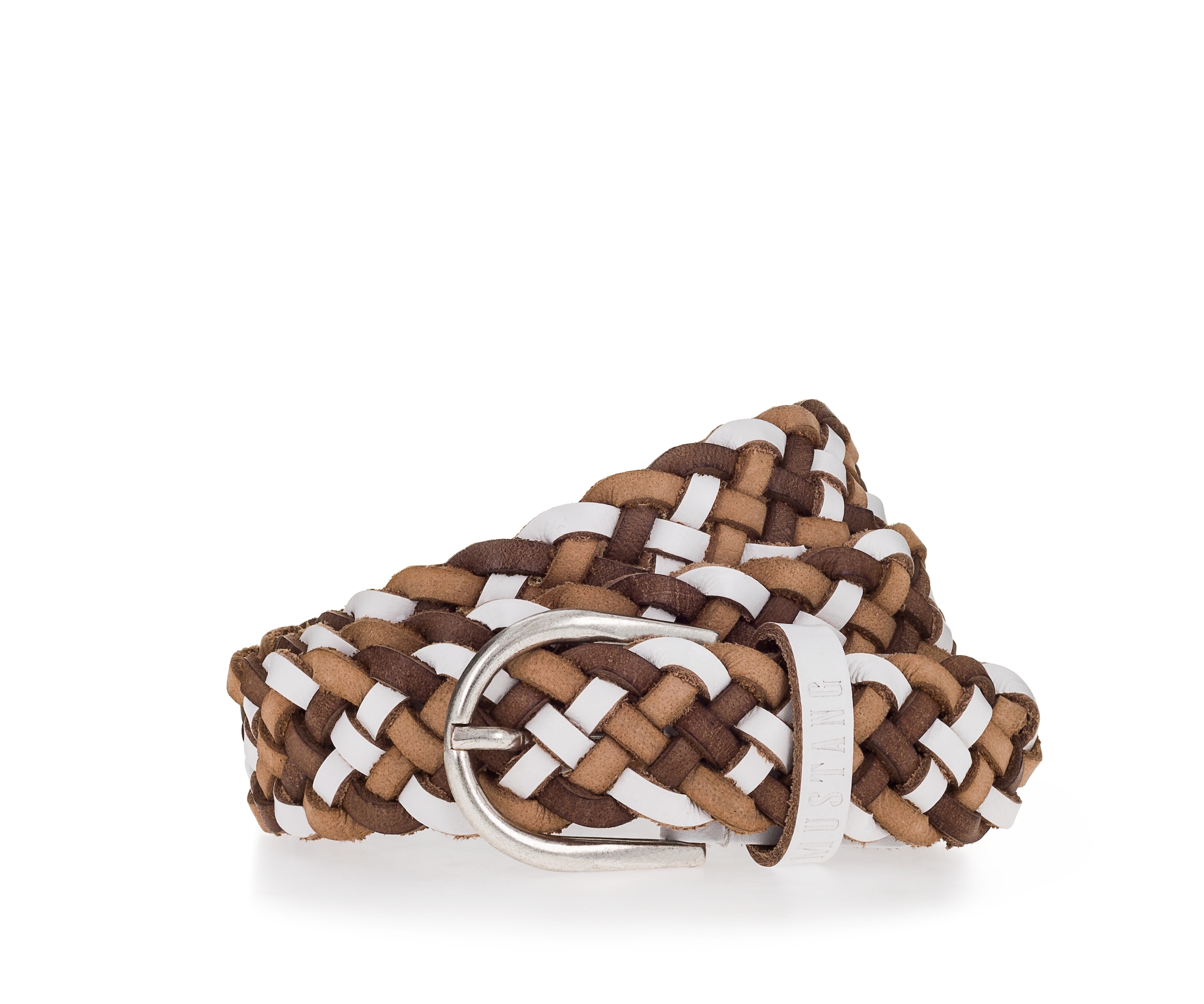 MUSTANG Flechtgürtel 1 Stk. tlg. Mit Hingucker-Flechtoptik, 3 cm günstig online kaufen