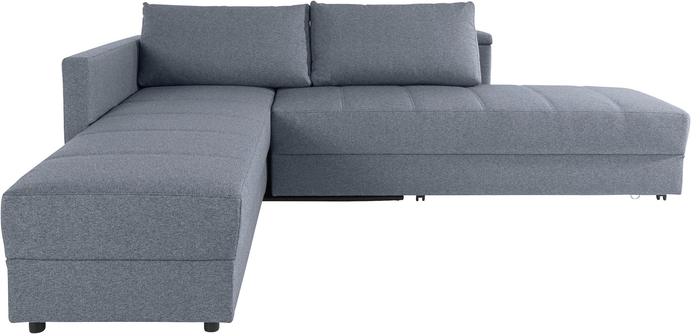 LOOKS by Wolfgang Joop Ecksofa "LooksIII L-Form" durch Drehfunktion zum Bett wandelbar, inklusive Staufach