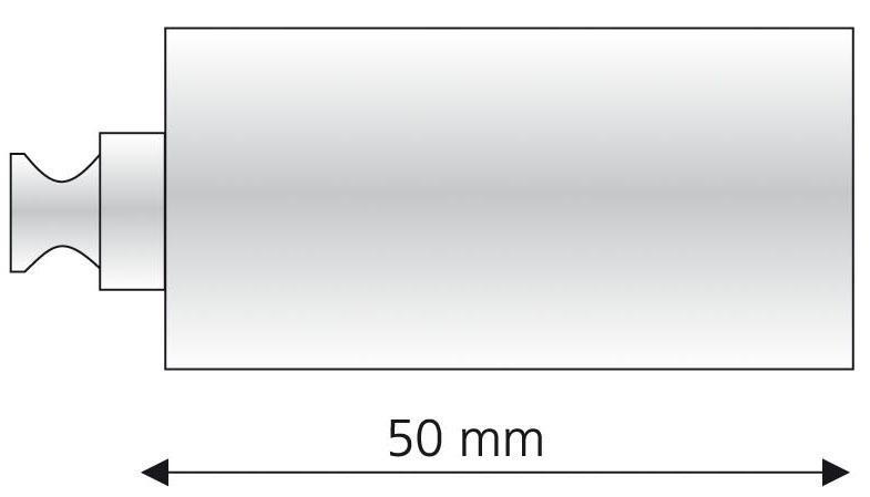 Liedeco Trägerverlängerung (1 St.) dėl Gardinenstangen Ø 20 mm