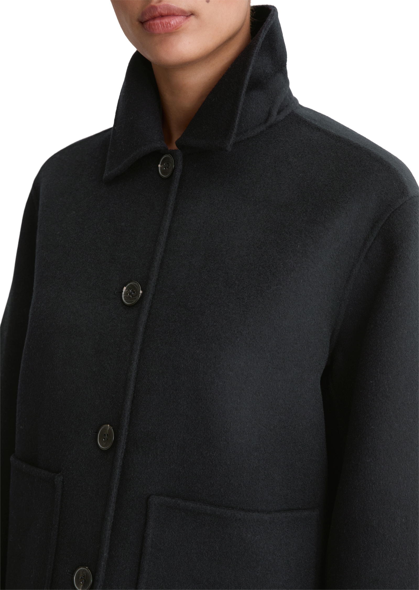 Marc O'Polo Hemdjacke »regular fit aus edlem Woll-Doubleface«