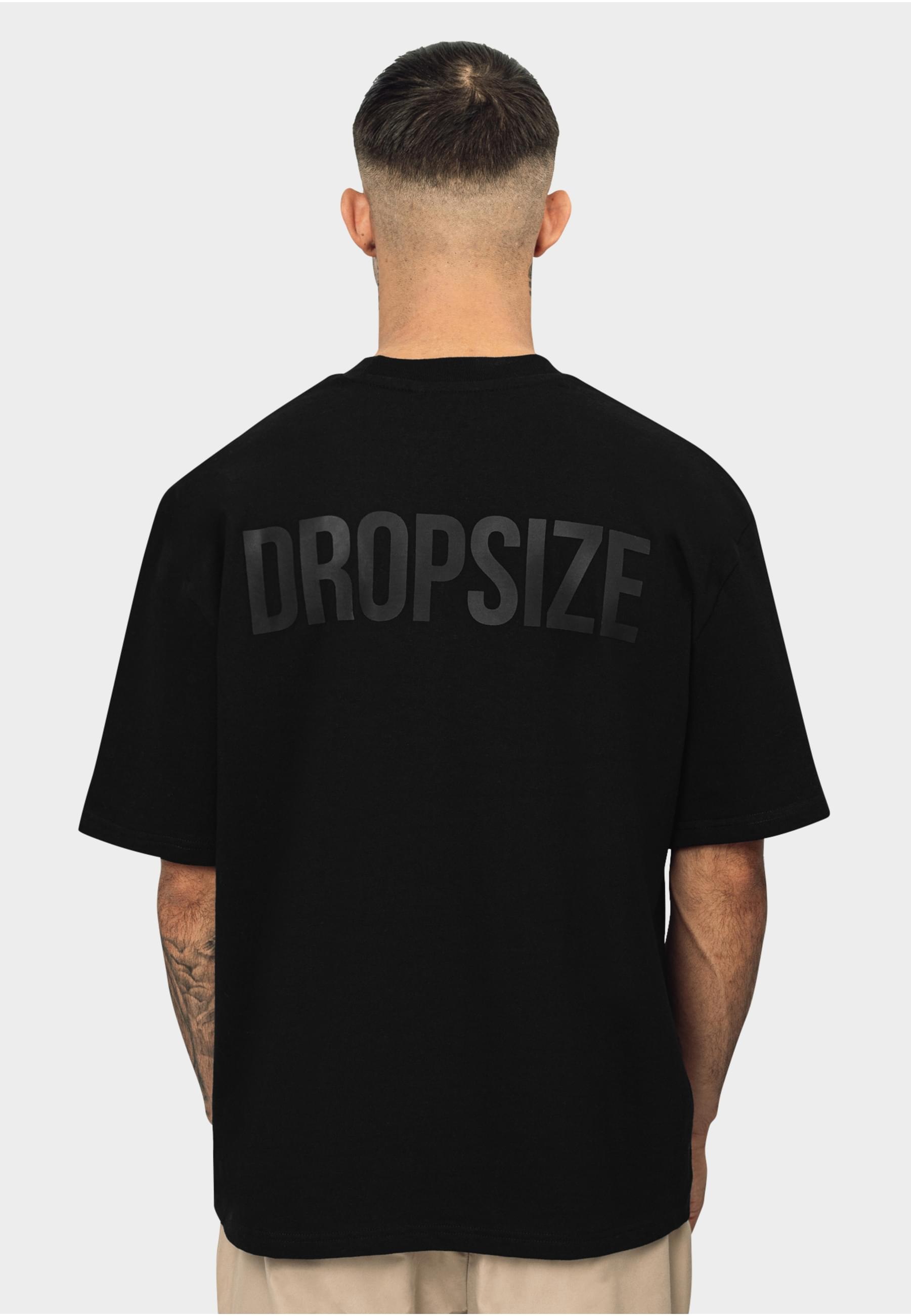 Dropsize T-Shirt »Dropsize Herren Heavy Overisze HD Print T-Shirt«, (1 tlg.)