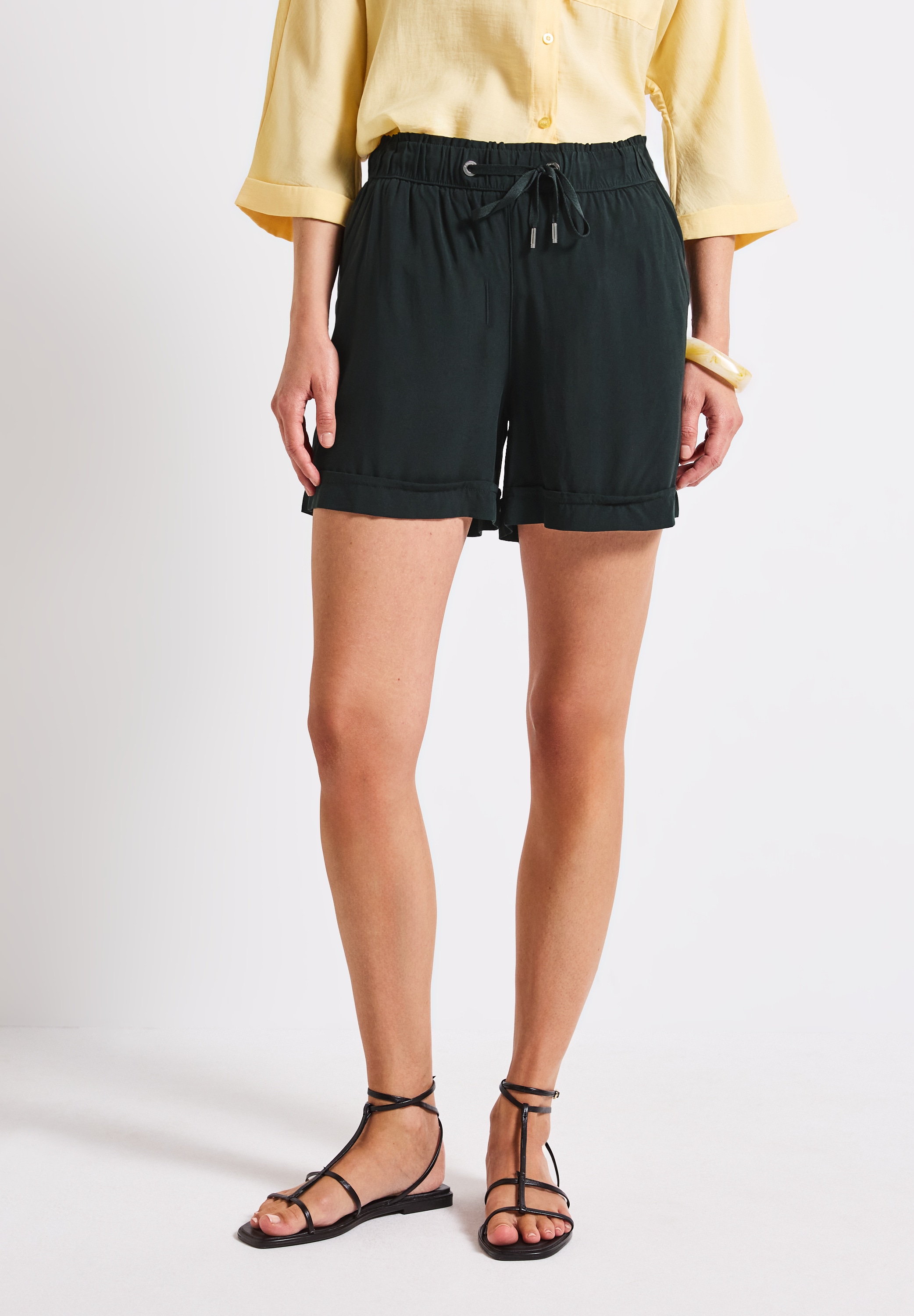 STREET ONE Shorts, High Waist günstig online kaufen