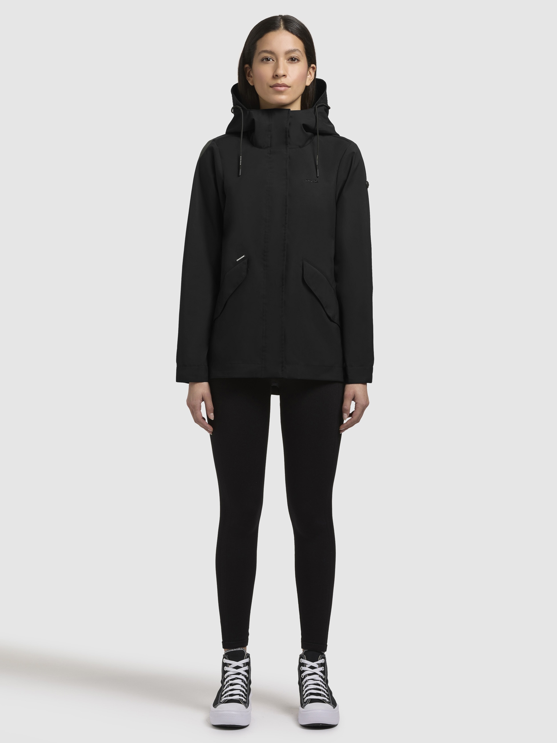 khujo Regenjacke »SANG«, mit Kapuze