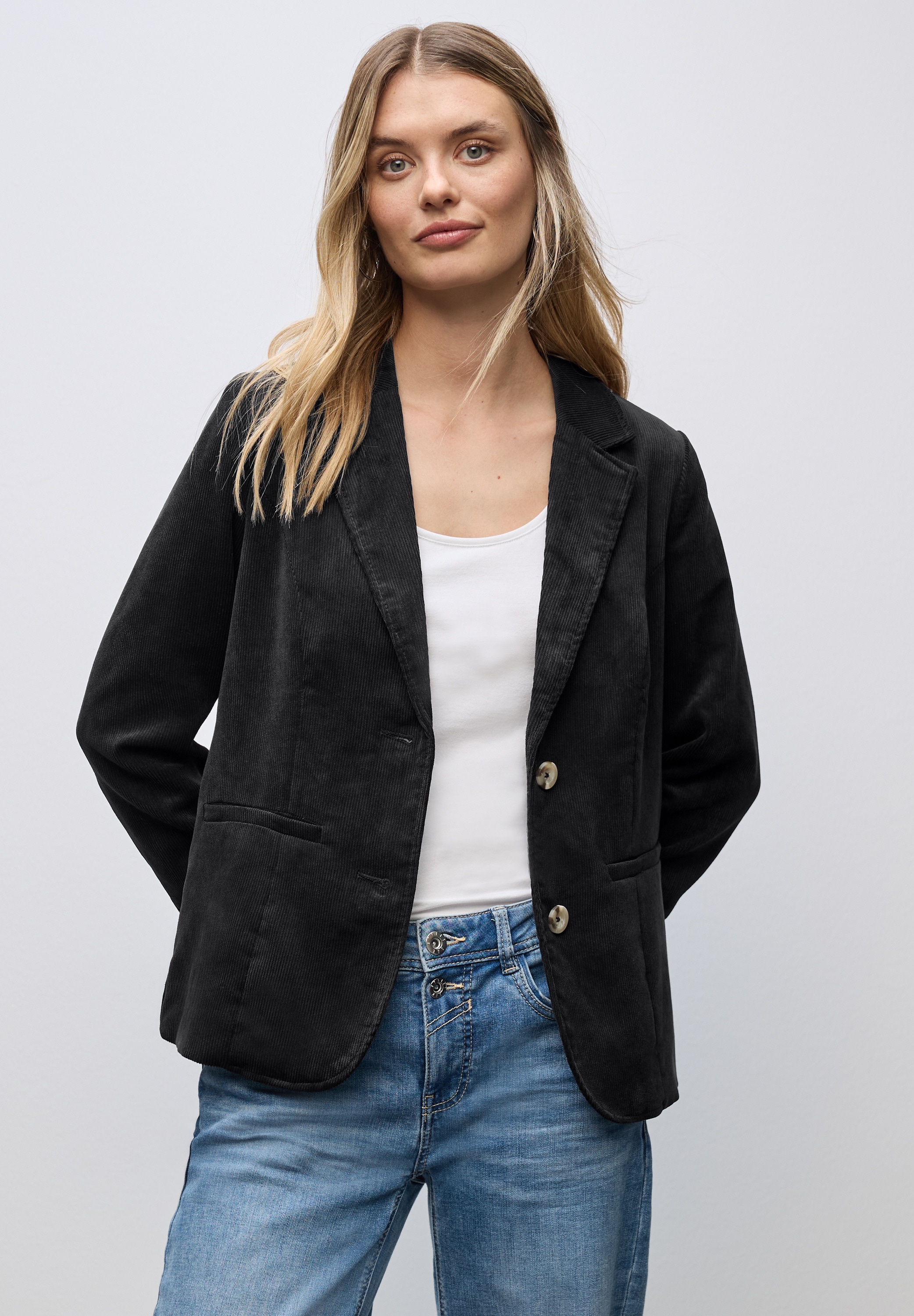 STREET ONE Kurzblazer, mit Reverskragen günstig online kaufen