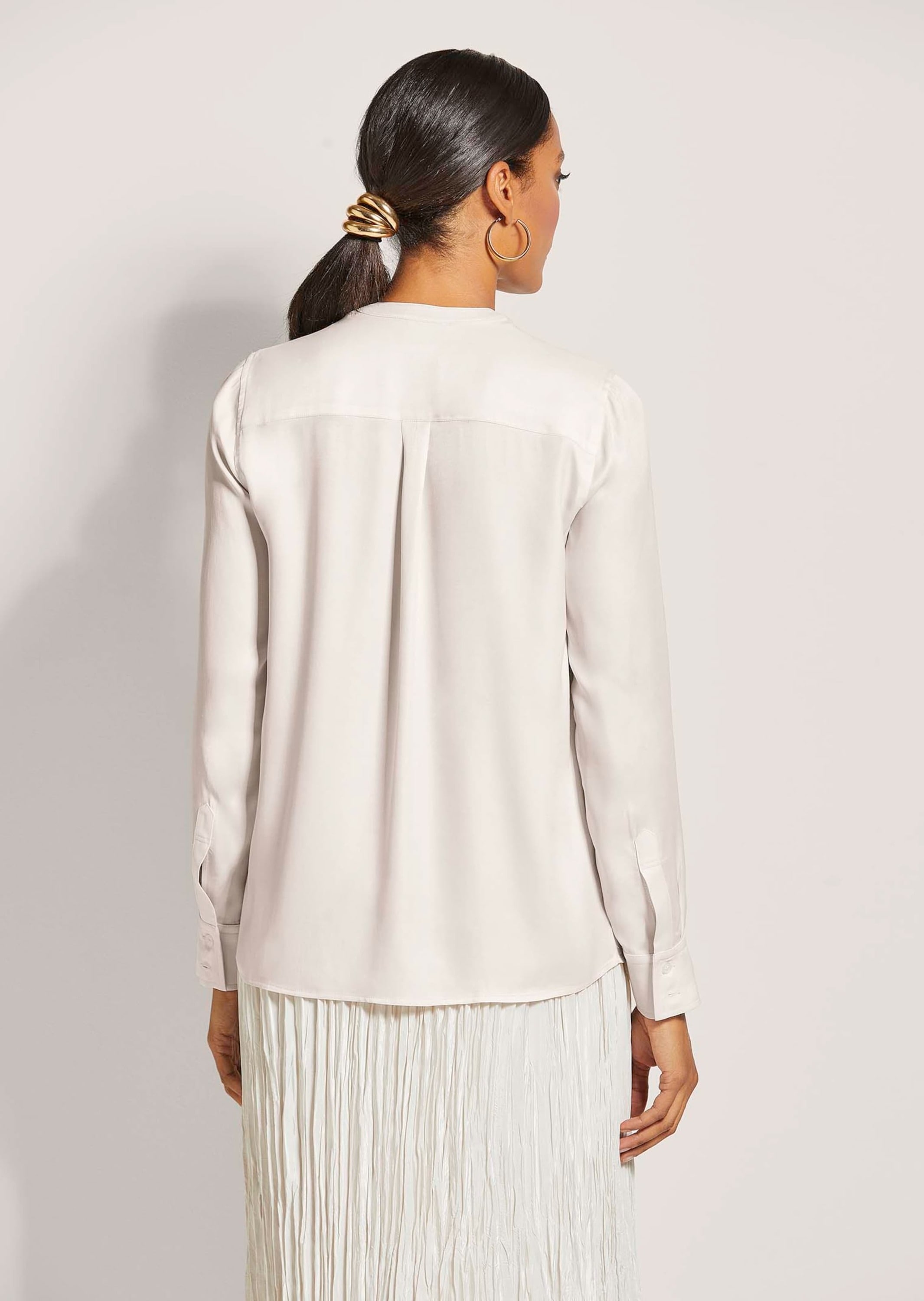 MADELEINE Langarmbluse »Bluse Rundhals-Bluse«