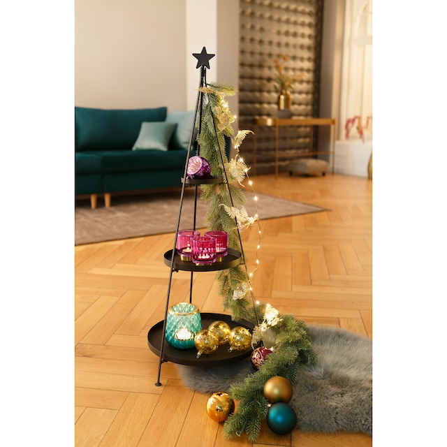 CHRISTMAS GOODS by Inge LED-Lichterkette »Blätter, Weihnachtsdeko«, Länge  ca. 120 cm | BAUR