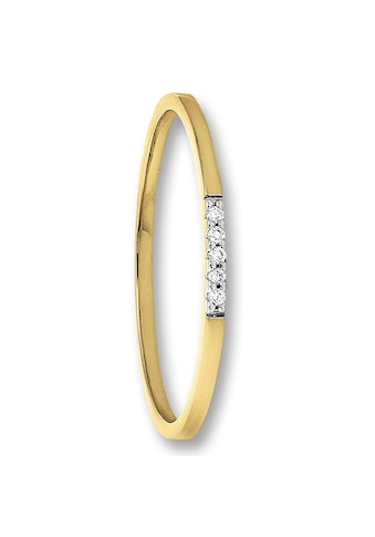 ONE ELEMENT Diamantring »0,03 ct Diamant Brillant Ring aus 585 Gelbgold«, Damen Gold... kaufen