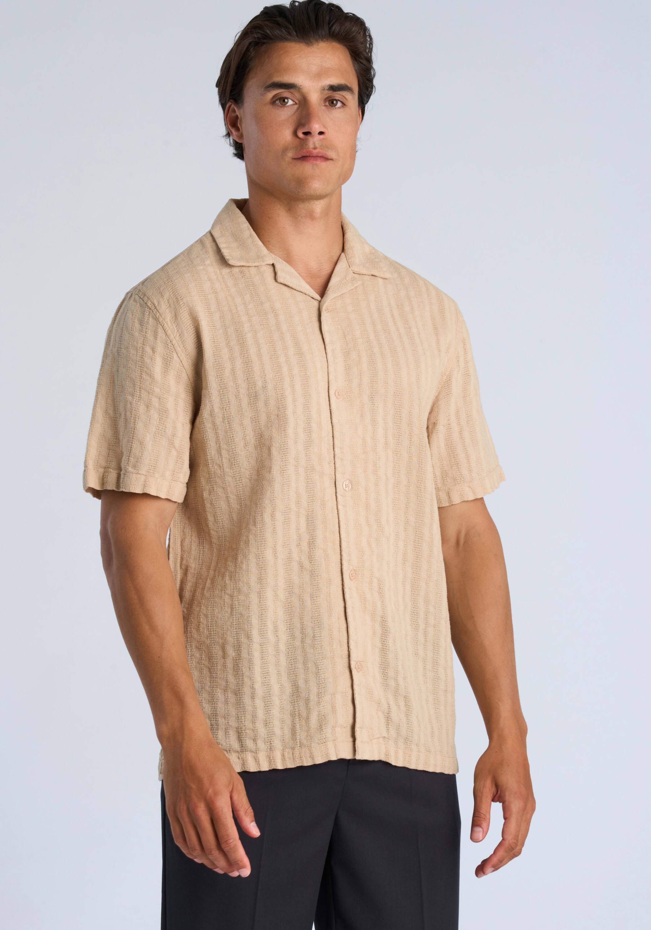 LINDBERGH "Freizeithemd (Kurzarm) Relaxed Fit"