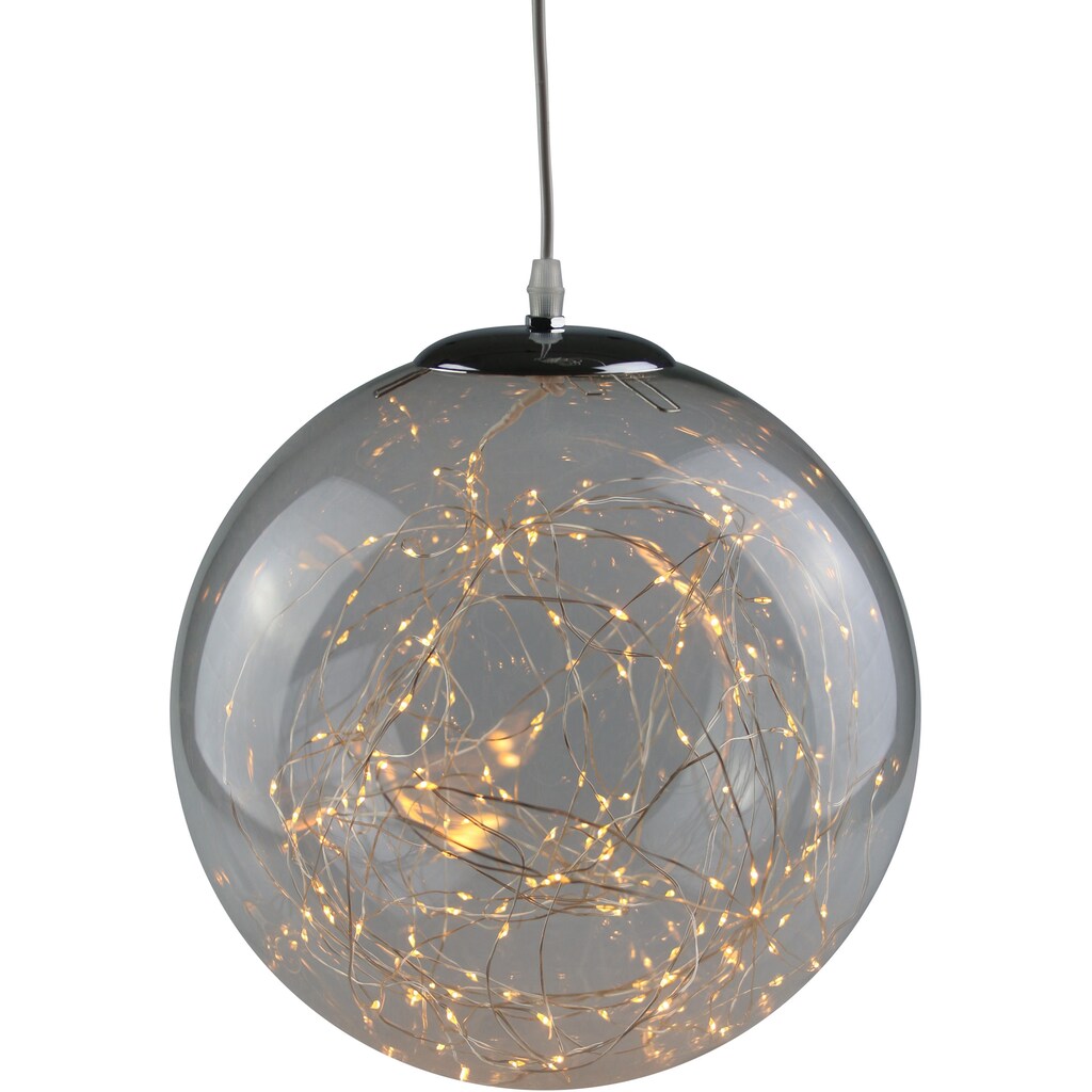 AM Design LED Dekolicht, LED Kugel aus Glas, Lichterglanz, Weihnachtsdeko aussen