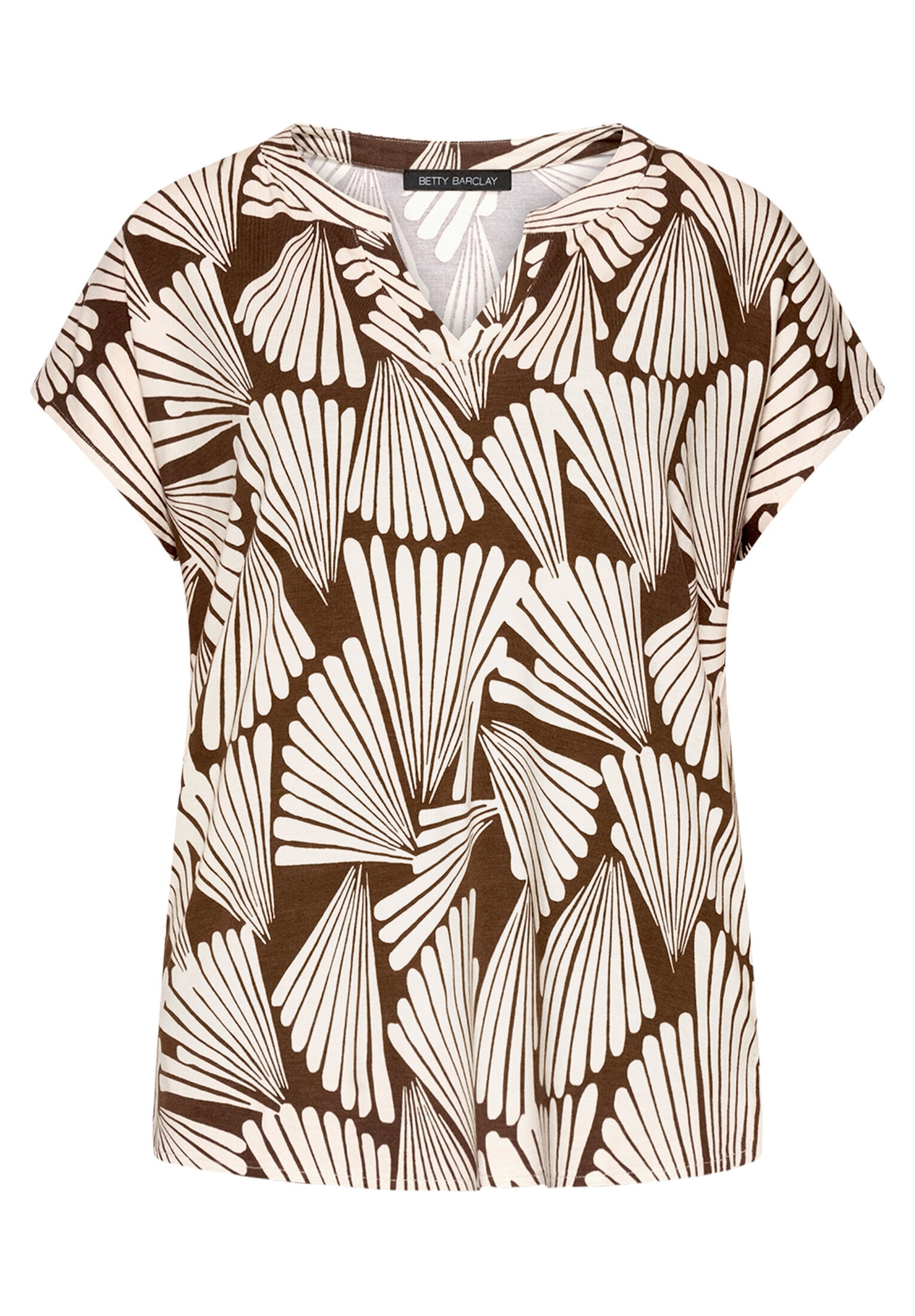 Betty Barclay Kurzarmshirt »Damen mit V-Ausschnitt« 1