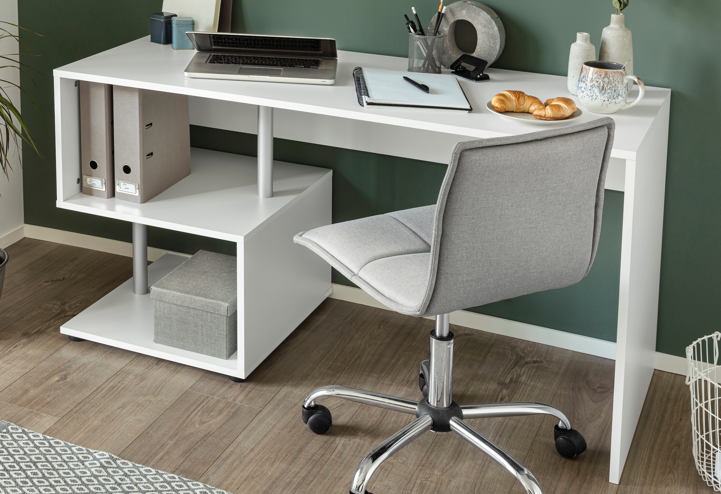 VOGL Möbelfabrik Schreibtisch "Essy" mit offenen Elementen günstig online kaufen