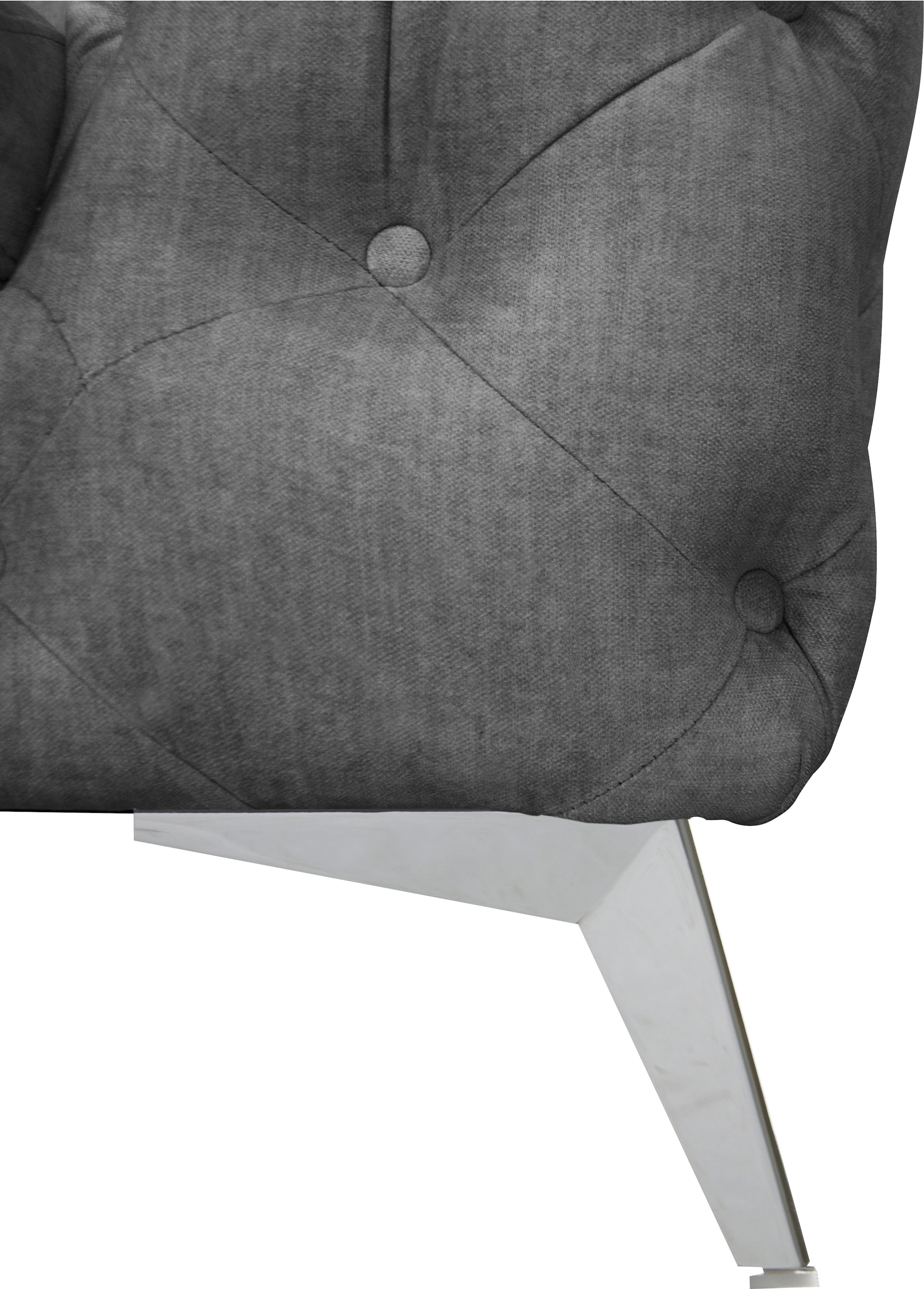 Leonique Chesterfield-Sessel »Glynis Sessel«, aufwändige Knopfheftung, moderne Chesterfield Optik, Fußfarbe wählbar