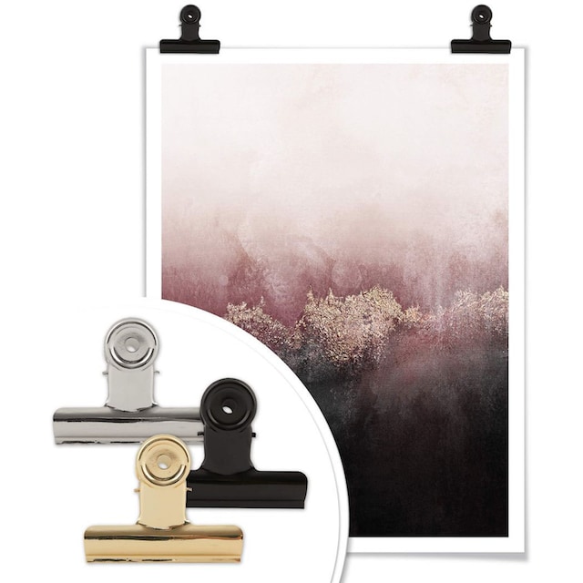 Wall-Art Poster »Rosa Himmel«, Himmel, (1 St.) kaufen | BAUR