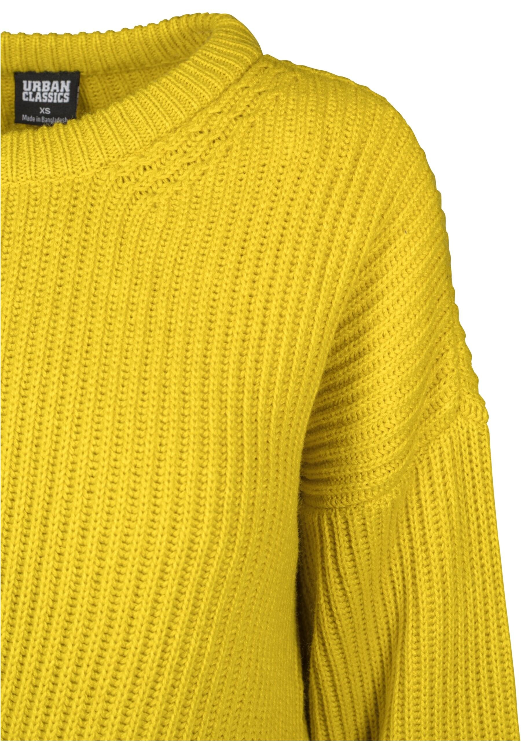 URBAN CLASSICS Rundhalspullover »Urban Classics Damen Ladies Wrapped Sweater«, (1 tlg.)