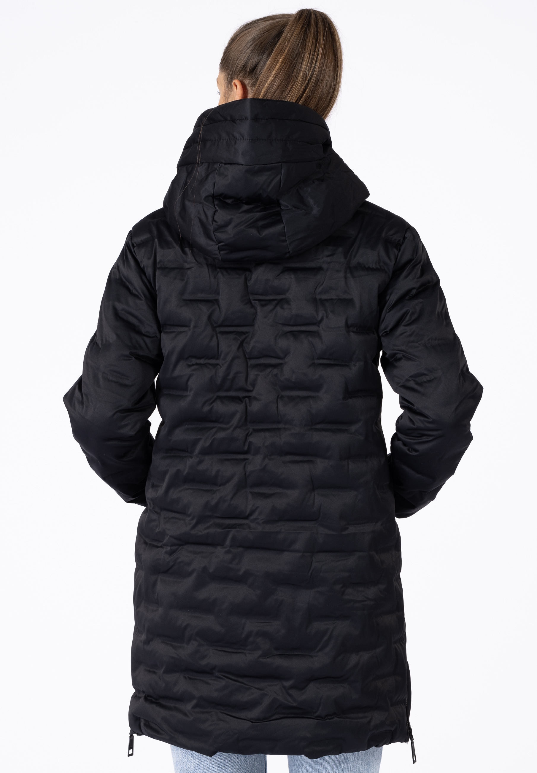 LPO Steppjacke »MARA II LONG«, auch in Großen Größen erhältlich