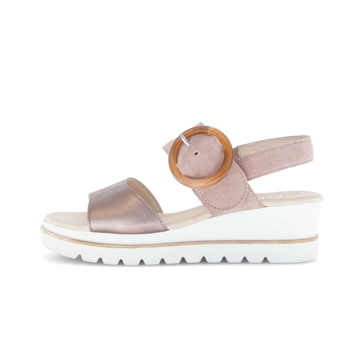 Gabor Riemchensandale "Riemchensandale Materialmix Leder" günstig online kaufen