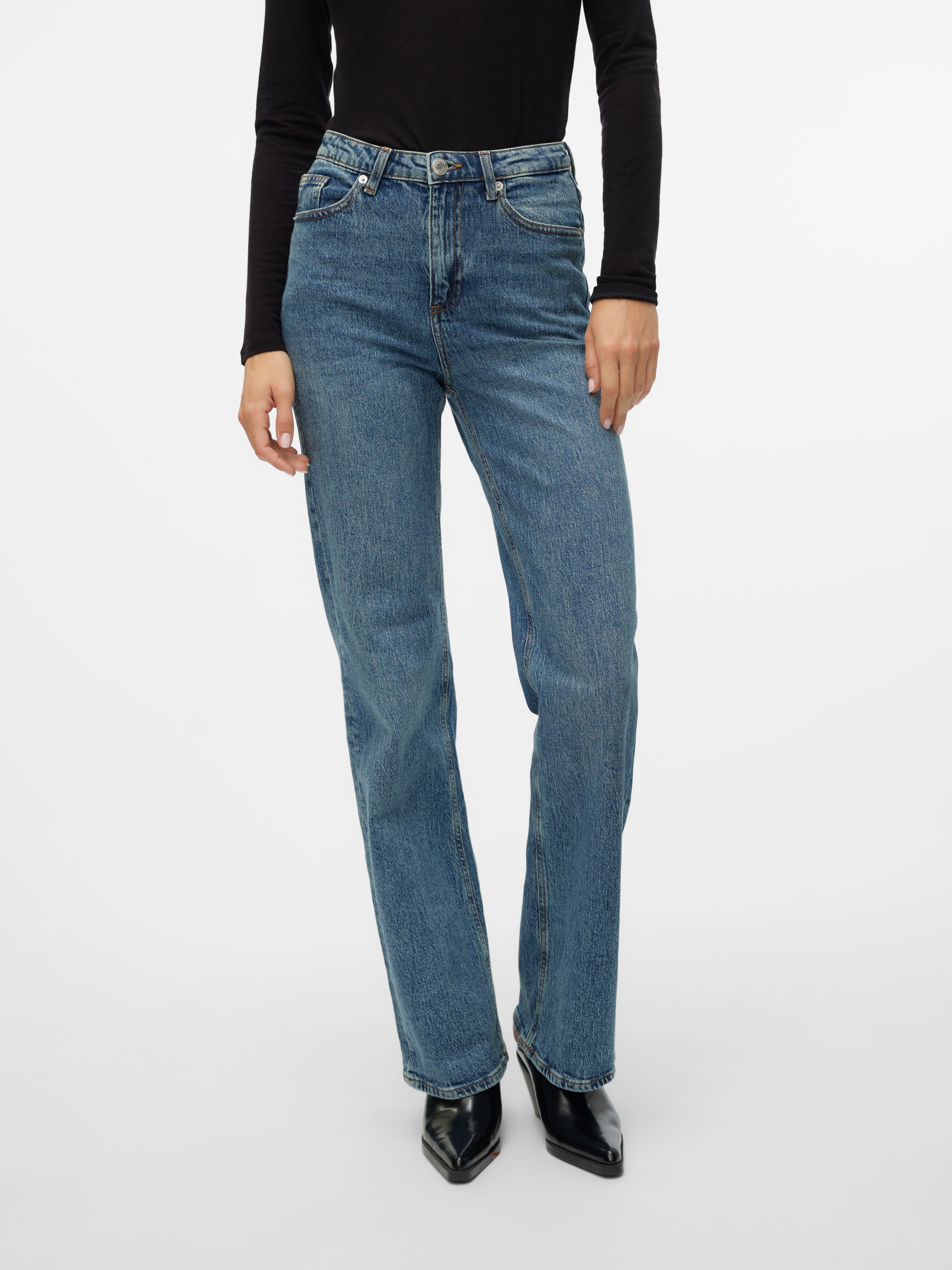 Vero Moda High-waist-Jeans "VMTESSA HR WIDE JEANS RA394 GA NOOS" günstig online kaufen