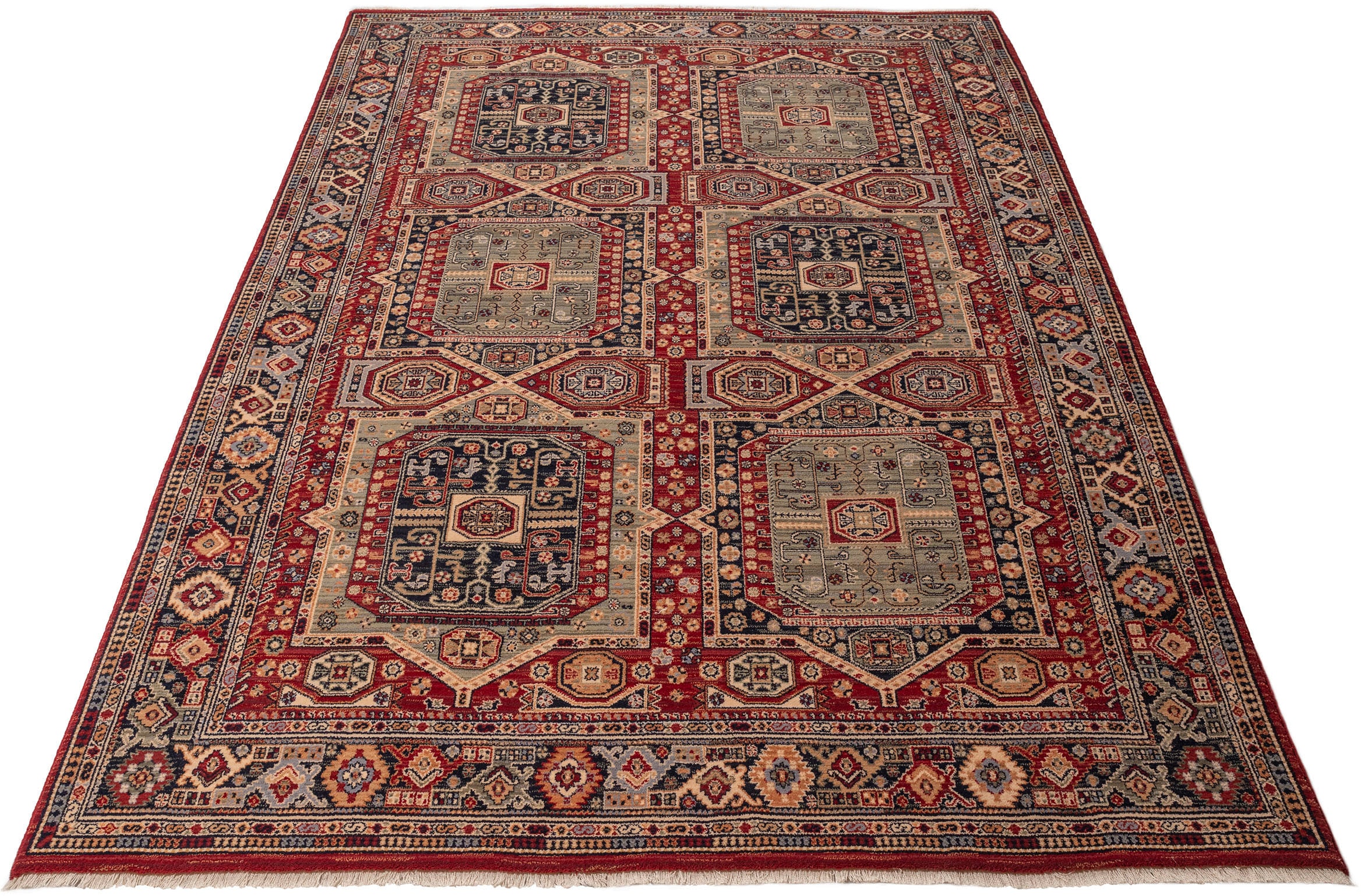 THEKO Wollteppich "Saharna 7275" rechteckig 10 mm Höhe reine Wolle, Orient- günstig online kaufen