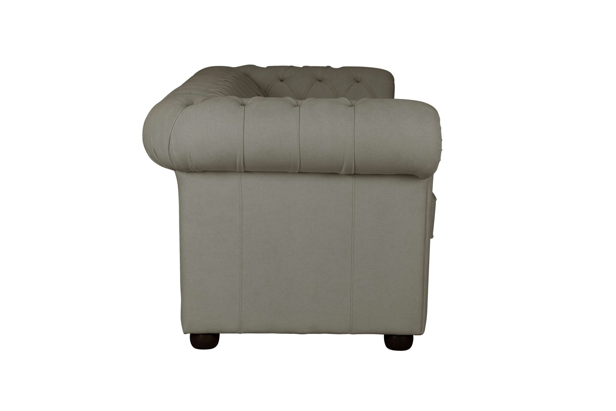 Home affaire 3-Sitzer »CHARENTE, optionale Schlafsofa, Chesterfield-Sofa, Bettfunktion«, mit edler Knopfheftung und typischen Armlehnen, B/T/H 198/89/74 cm
