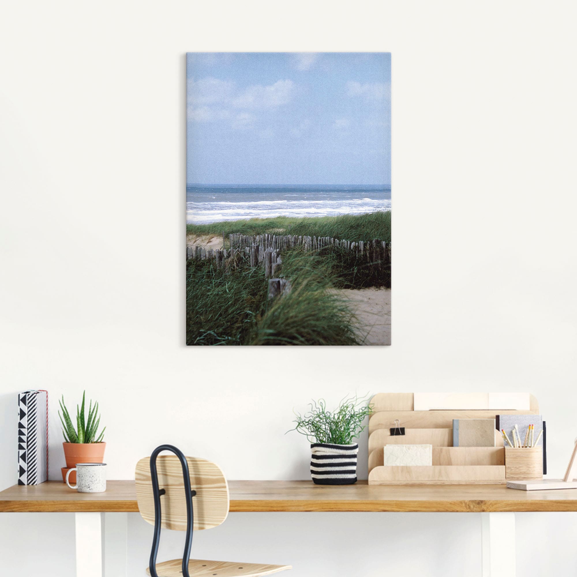 Artland Wandbild »Dünenlandschaft«, Küstenbilder, (1 St.), als Alubild, Leinwandbild, Wandaufkleber oder Poster in versch. Größen