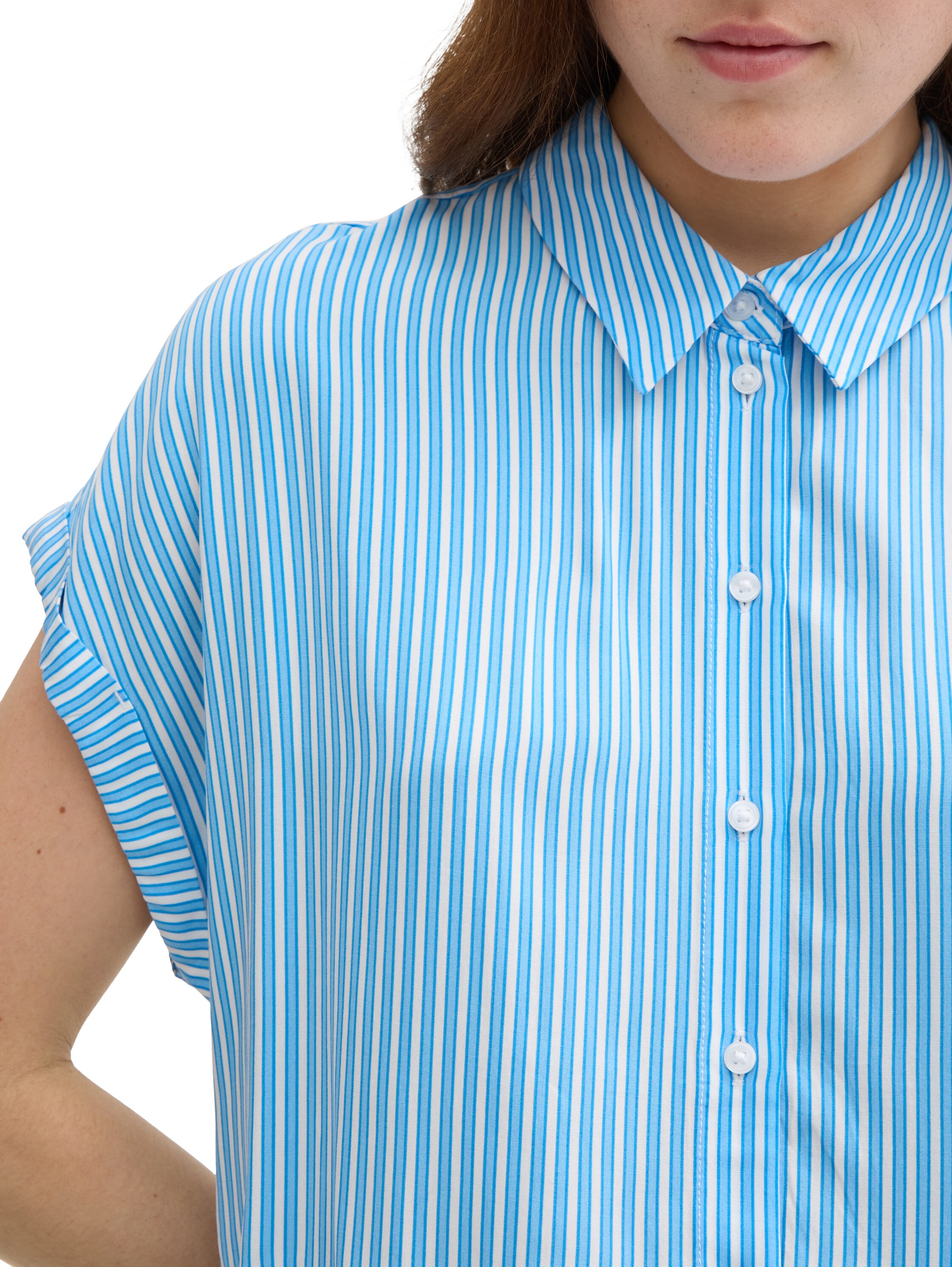 Thumbnail - TOM TAILOR Denim Shirtbluse, mit weiten Ärmeln