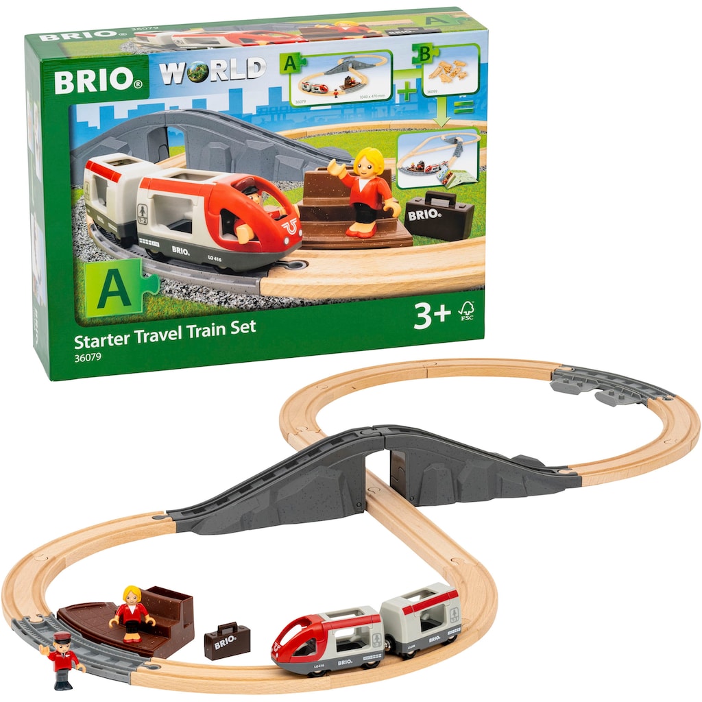 BRIO® Spielzeug-Zug »Holzzug BRIO Reisezug Starter Set A«