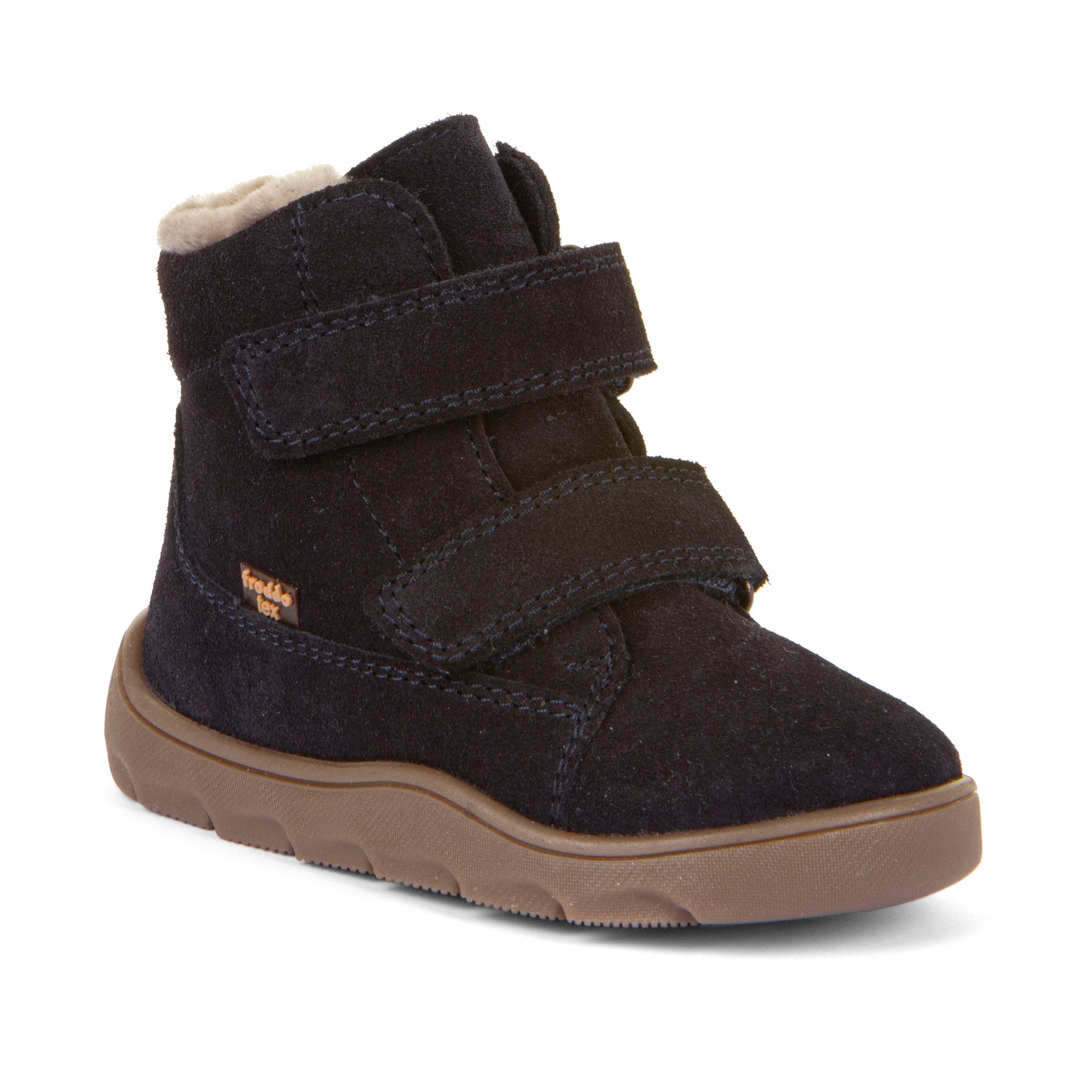 froddo Barfußschuh "ZERU TEX FURRY BAREFOOT" Klettstiefelette, Winterstiefel mit TEX-Ausstattung