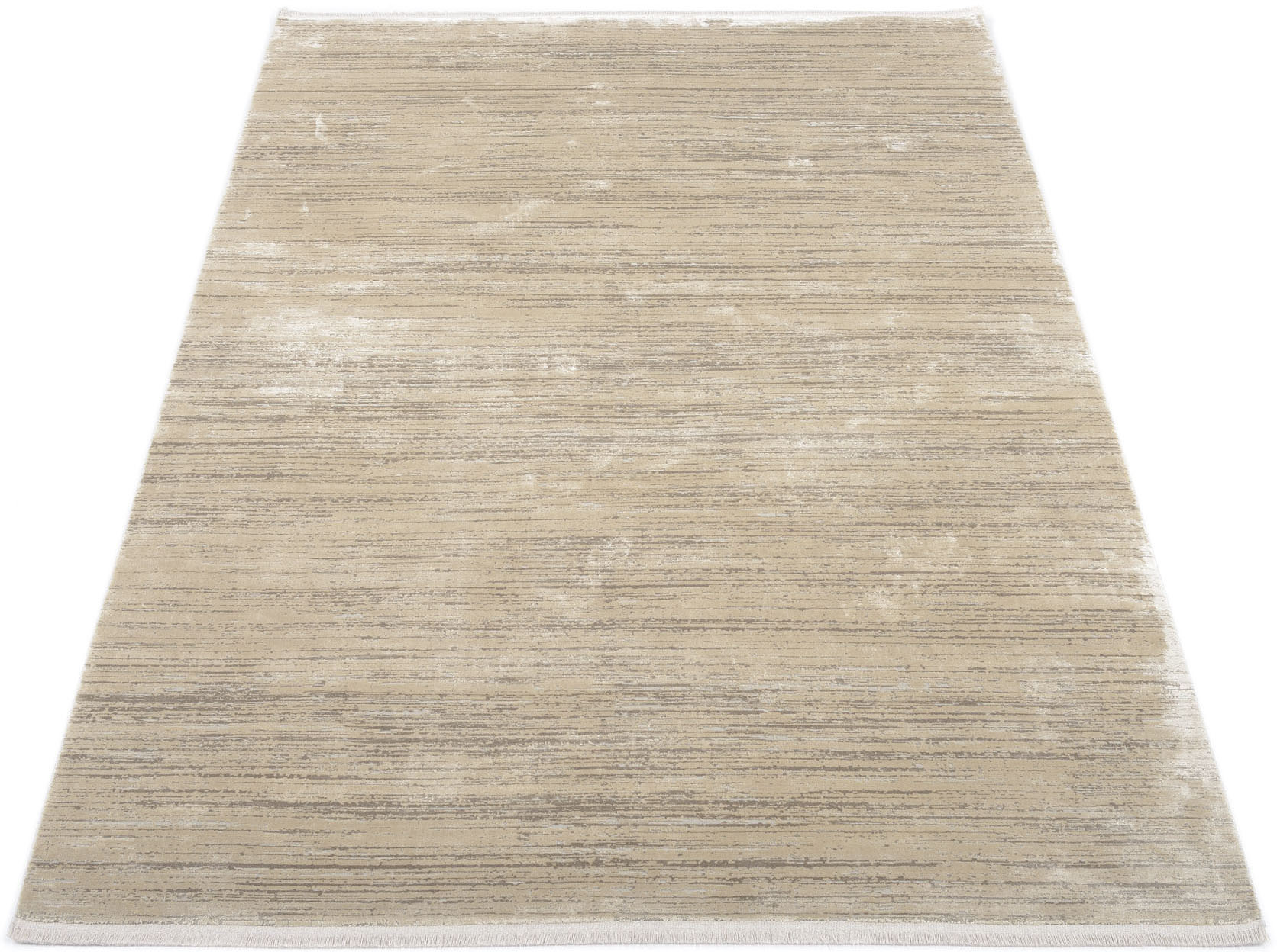OCI DIE TEPPICHMARKE Teppich "BESTSELLER GLORY" rechteckig 8 mm Höhe Glanz Viskose, mit Fransen, Hoch Tief Struktur, Vintage, Wohnzimmer