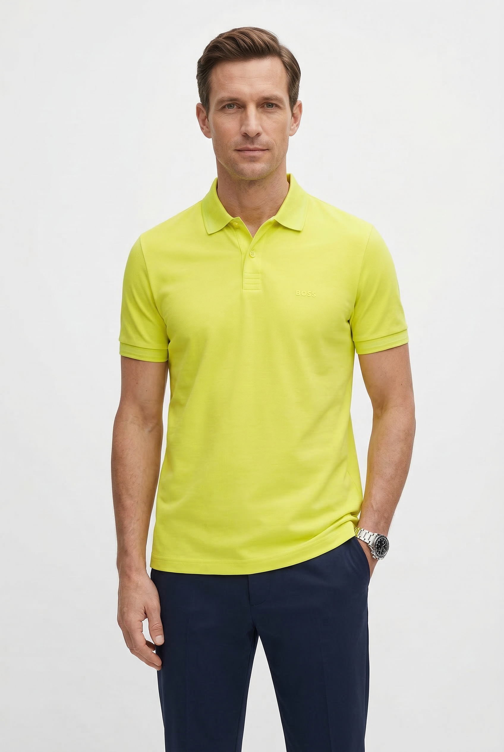 BOSS GREEN Poloshirt "Pio Pique Regular Fit" Cotton Pique Polo, pflegeleicht 100% Baumwolle