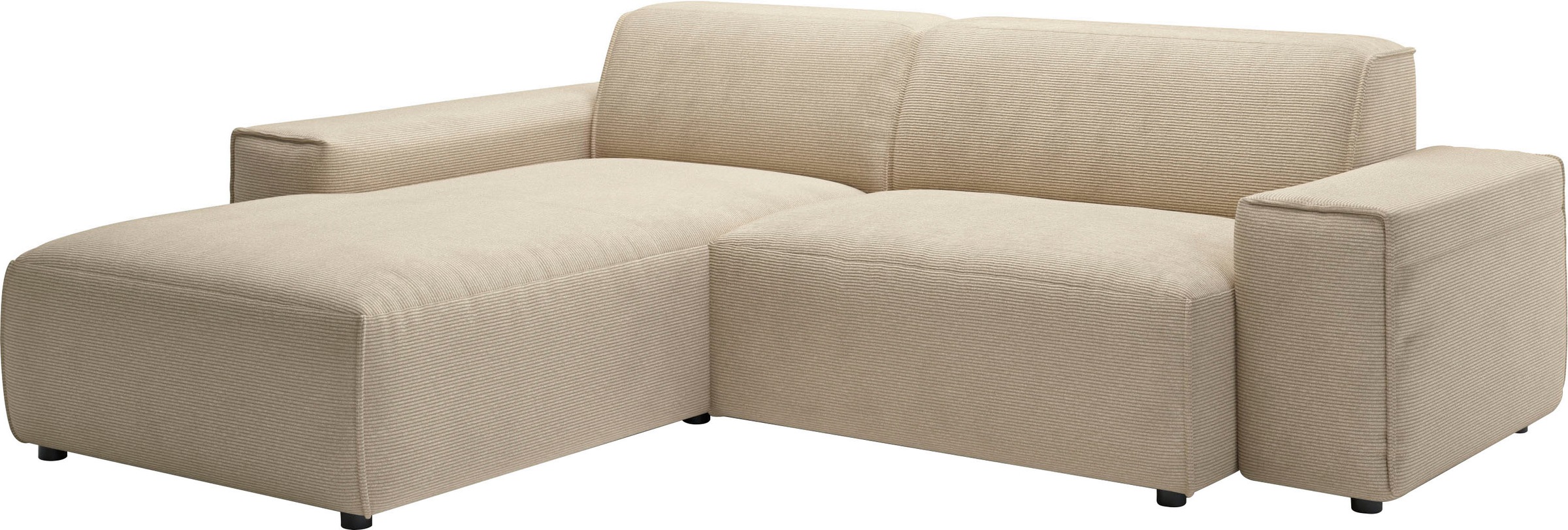 andas Ecksofa »Glimminge L-Form auch in Breitcord, Feincord + Easy care-Bezug,«, Breite 234, Zierkissen