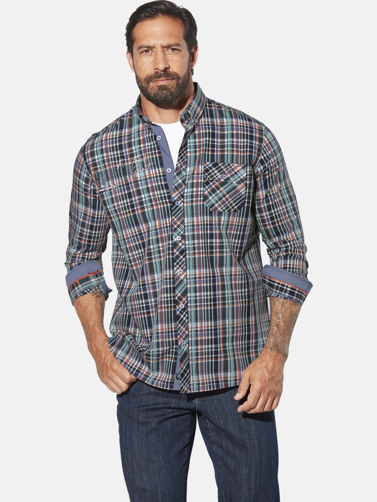 Jan Vanderstorm Langarmhemd "Hemd JORHOLM" günstig online kaufen