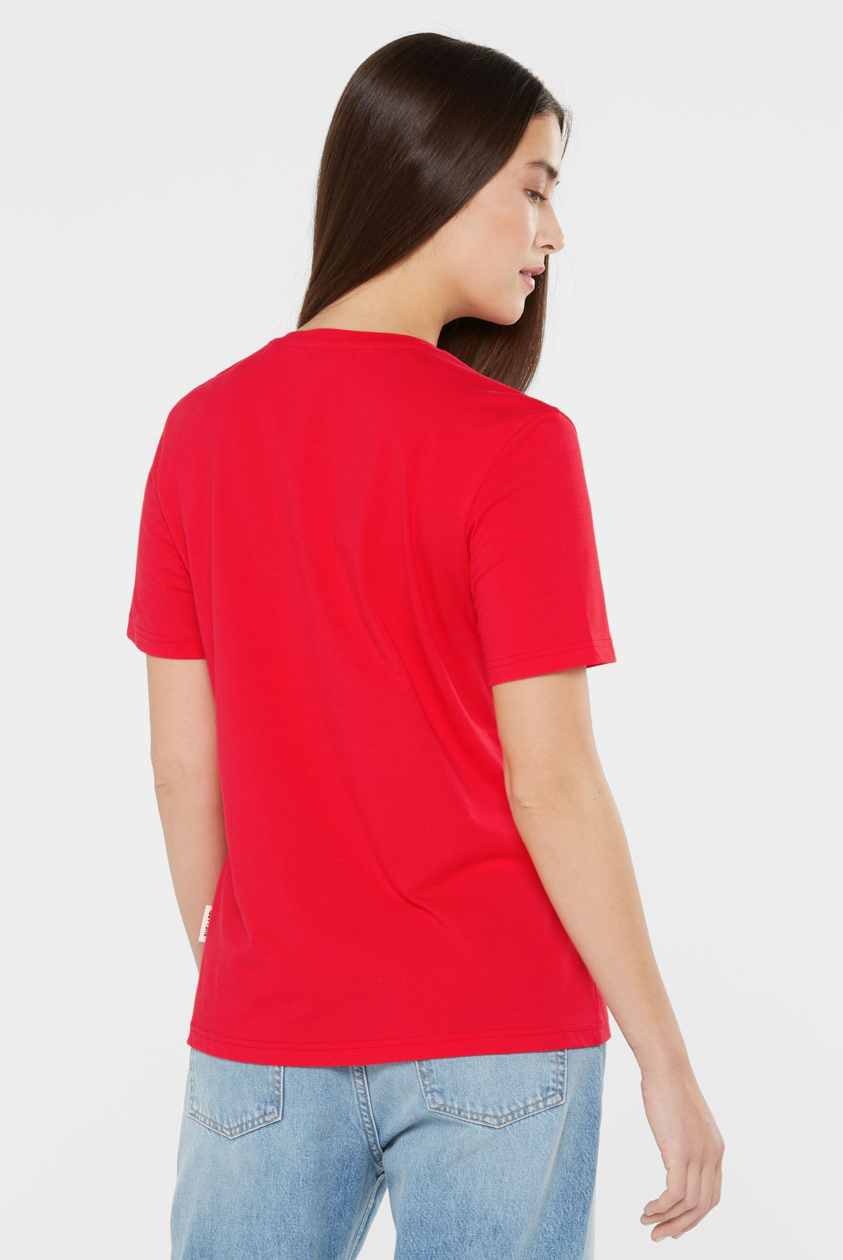 SENSES.THE LABEL Rundhalsshirt, aus Baumwolle