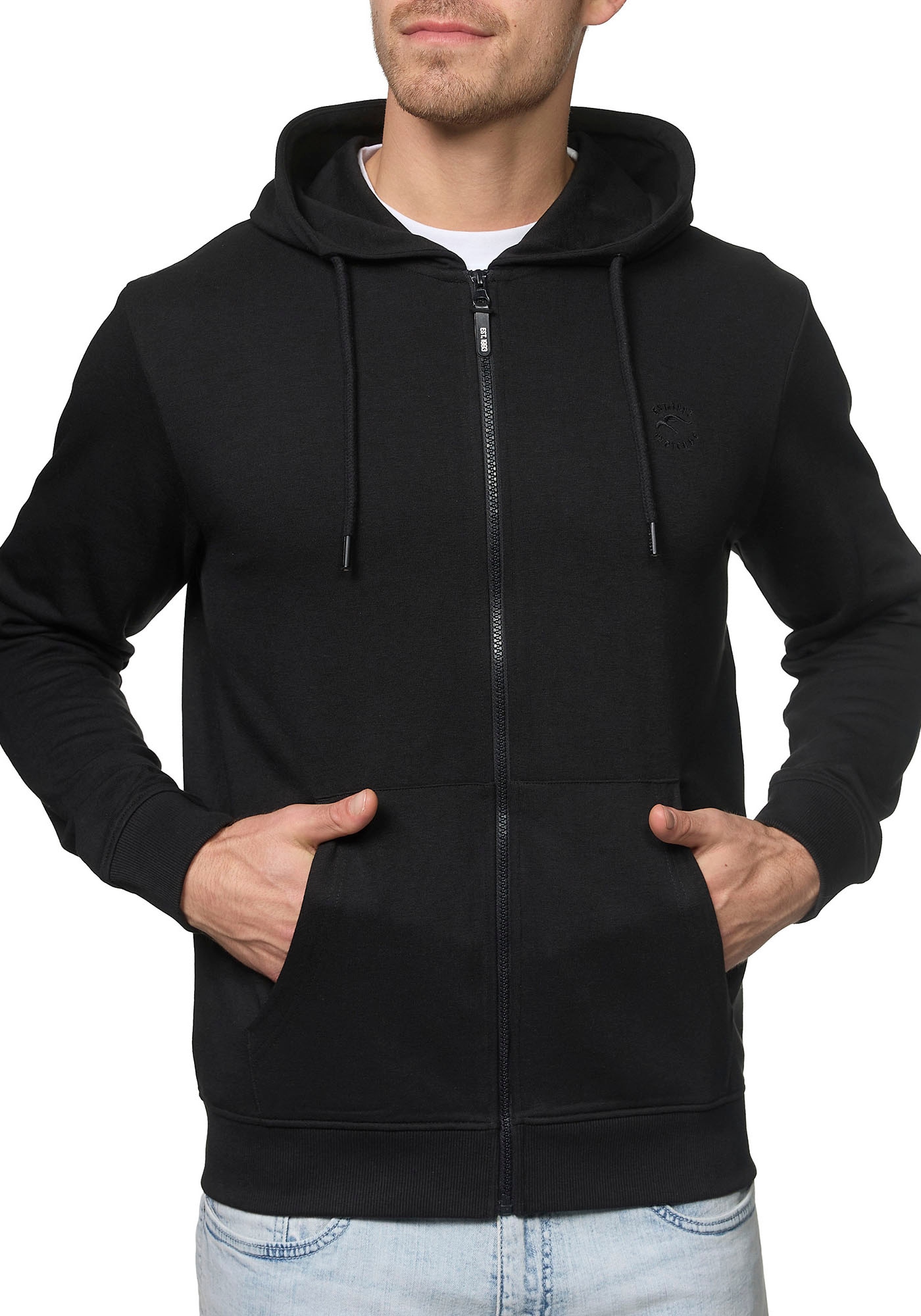 Indicode Kapuzensweatjacke "INWalton" günstig online kaufen